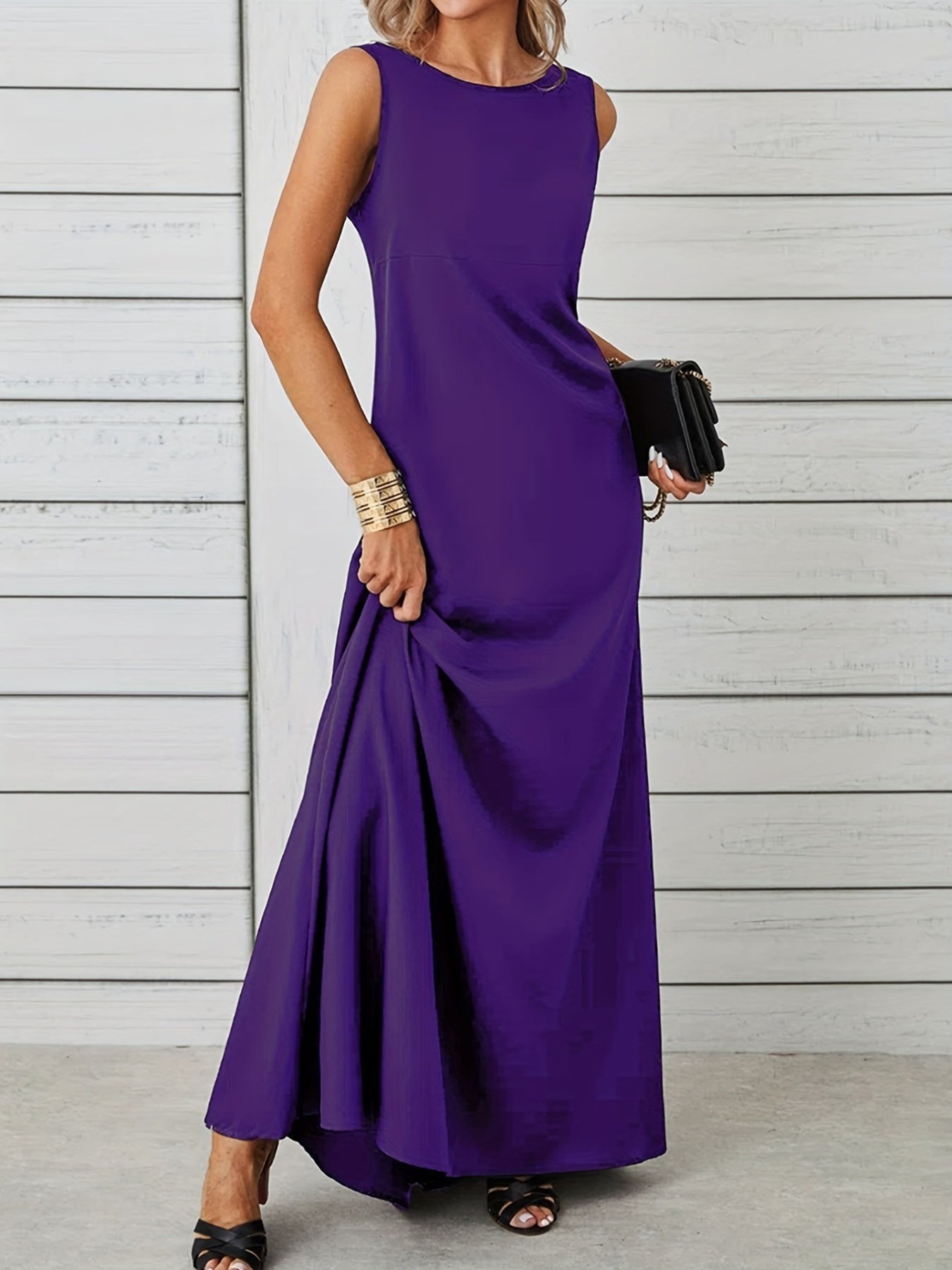 Sleeveless Flowy Maxi Dress