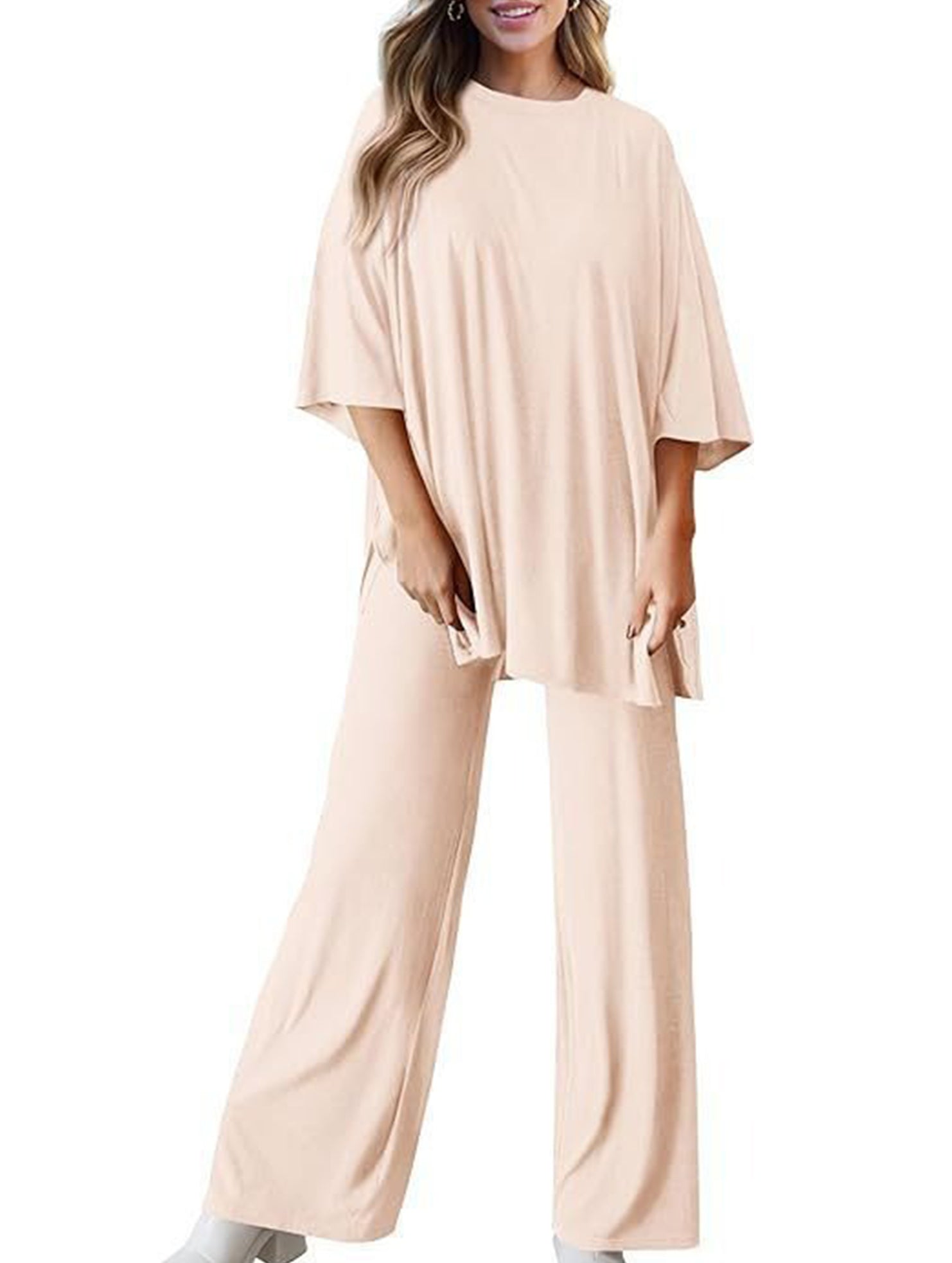 Loose Fit Casual Two Piece Set_CWSTB01013