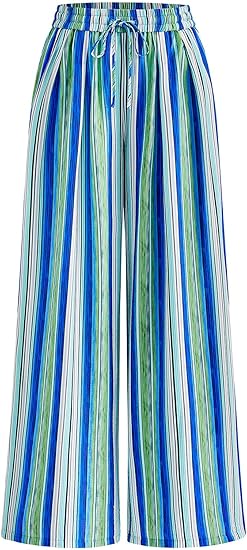 Women’s Striped Palazzo Trousers