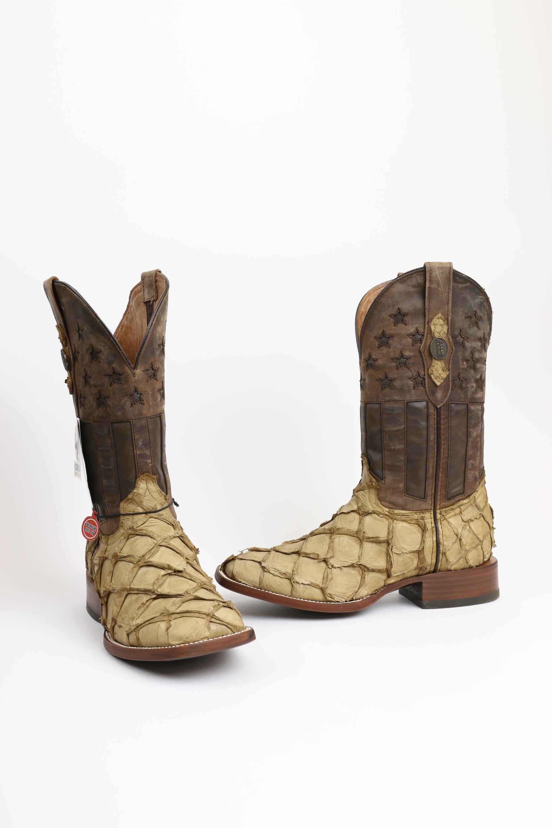 Chero's Premium Exotic Pirarucu Desert Sand Clearance Sale 70%OFF