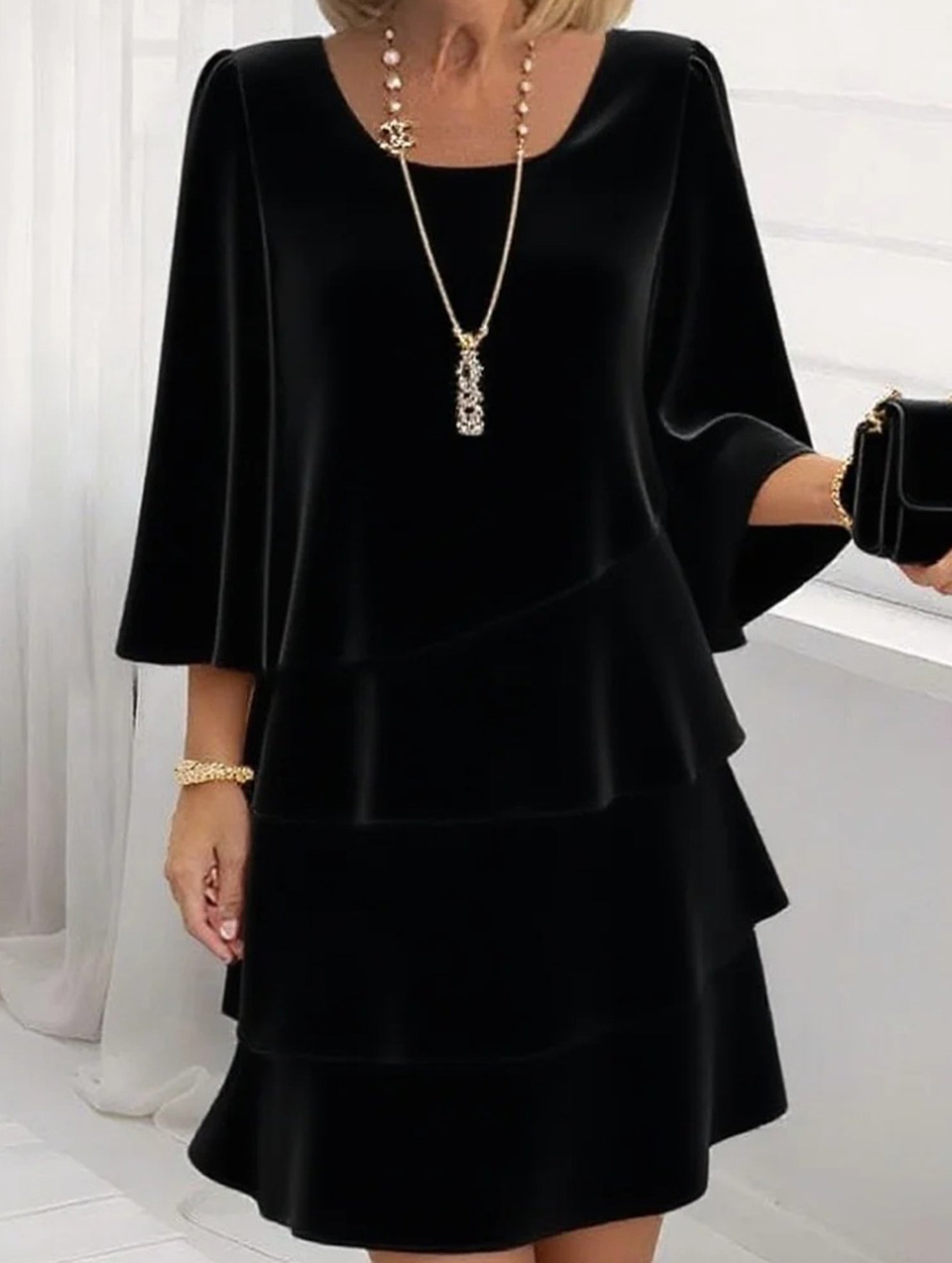 Loose Tiered Cake Dress