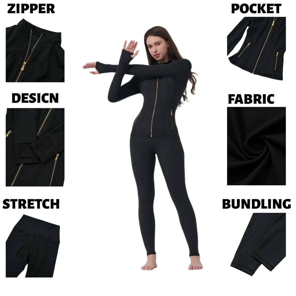 Women's Sporty Tracksuit Set