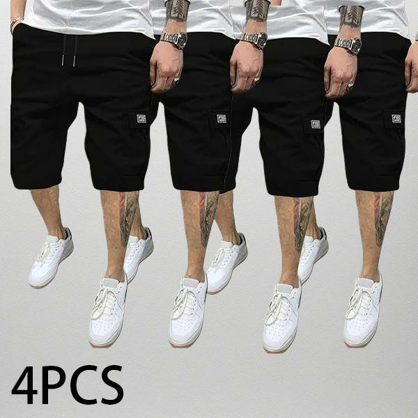 🩳 Men's Casual Summer Shorts – Slanted Pocket Everyday Comfort
