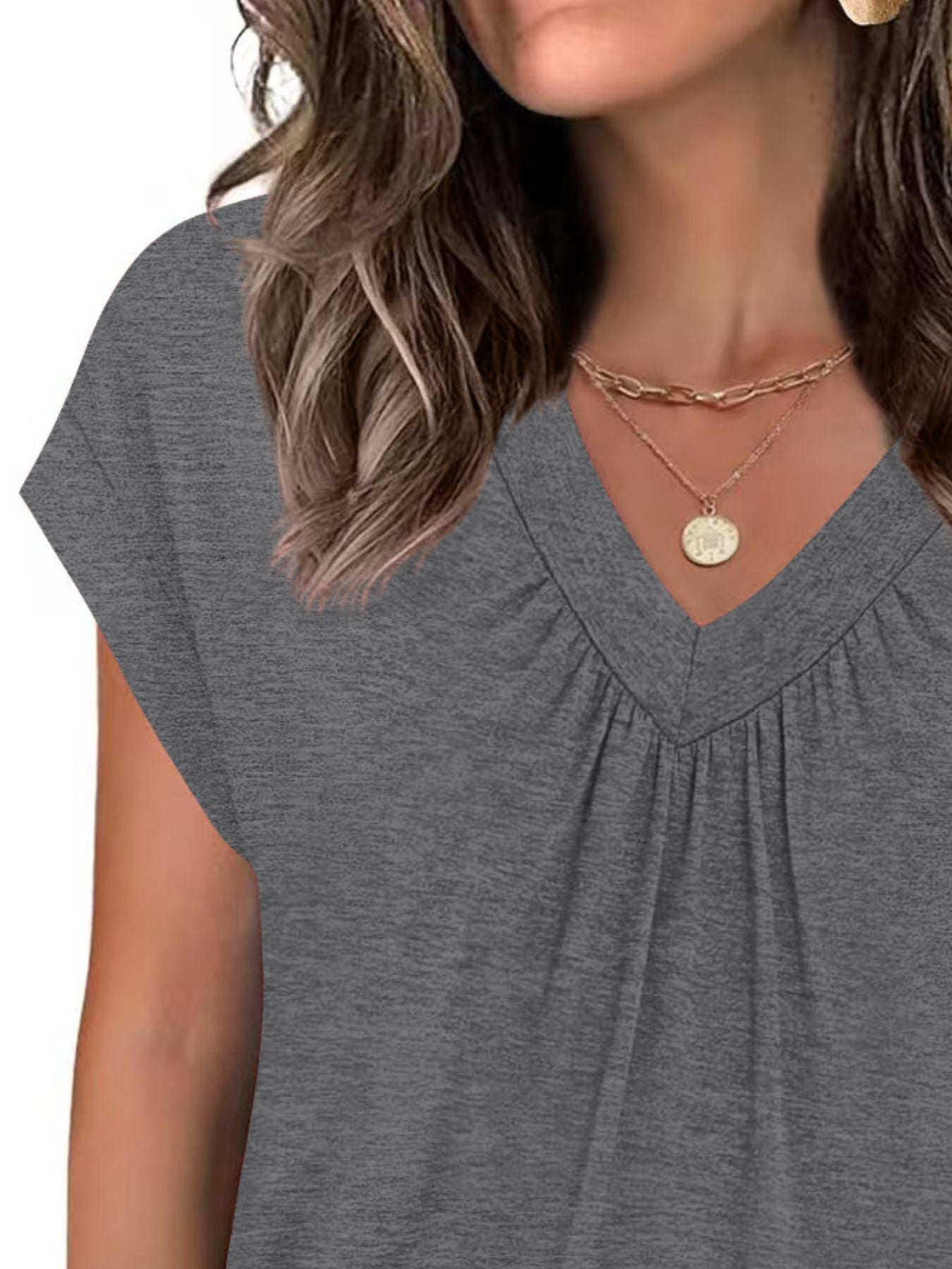 V-Neck Relaxed Fit T-Shirt