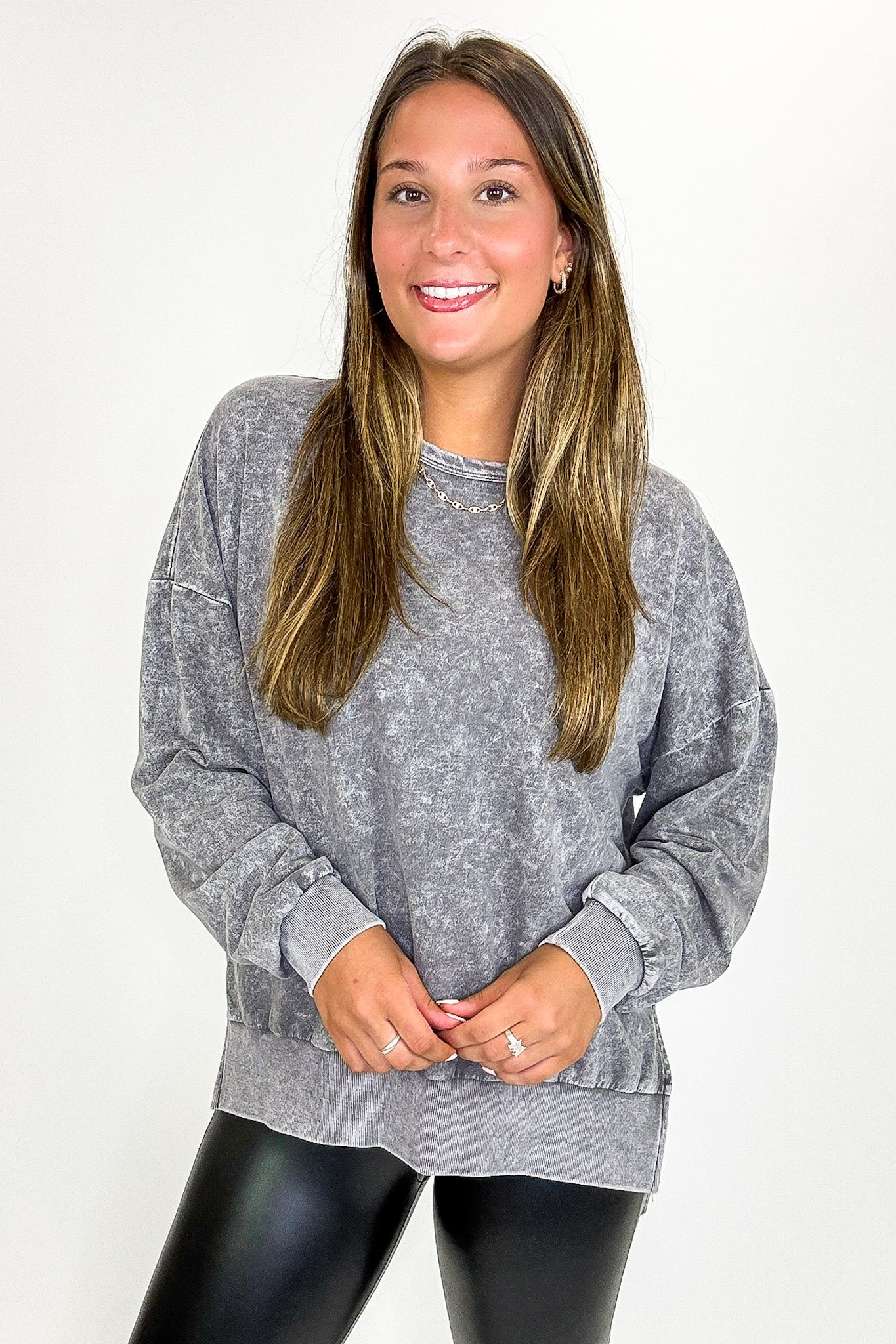 Vintage Mineral Wash Pullover