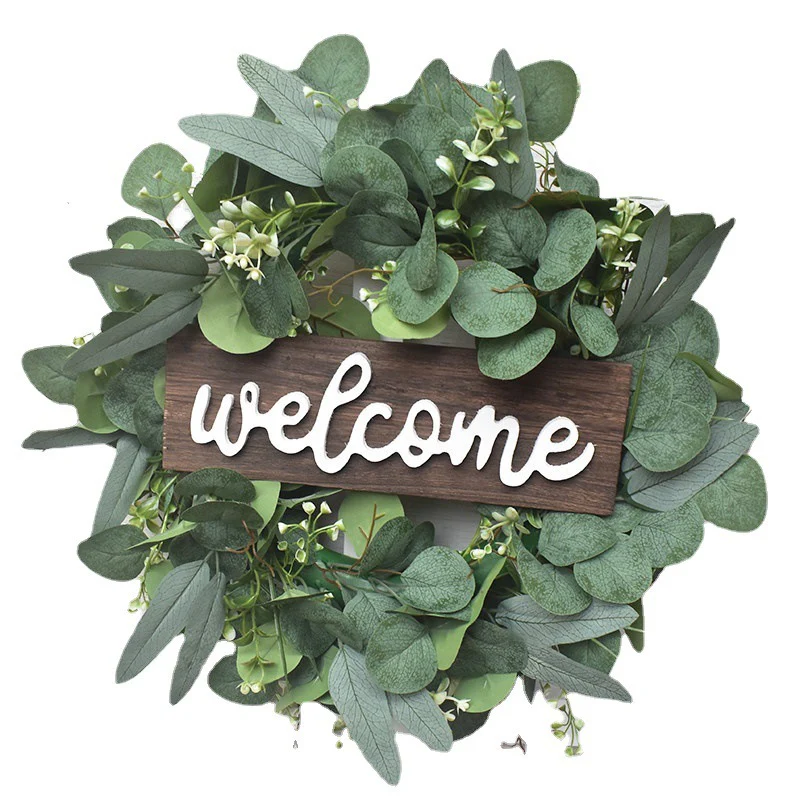 Rabbit Ear Golden Eucalyptus Wreath