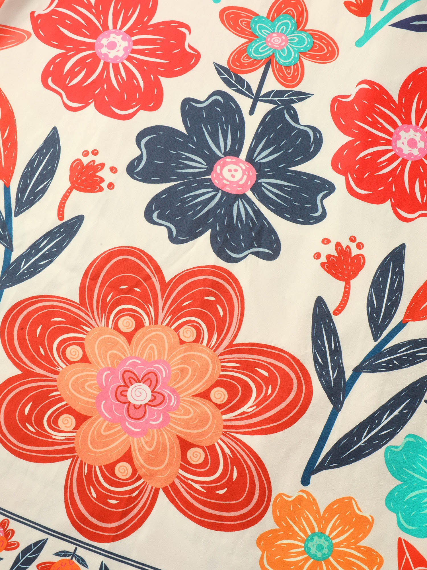 Floral Drama Cinched-Waist Maxi Dress