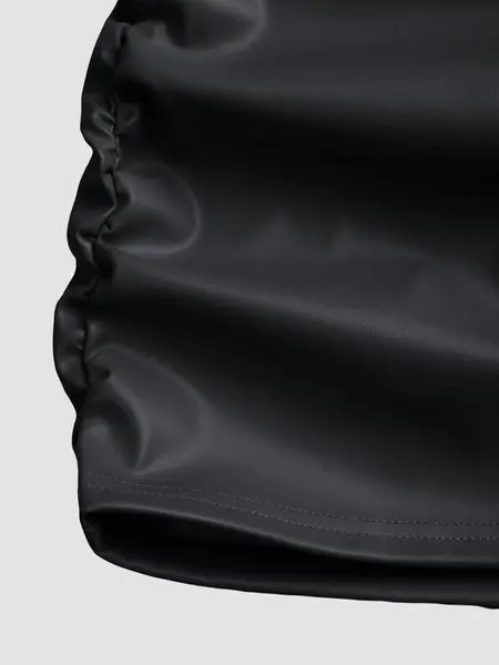 Women's Patchwork Knot Side Dress