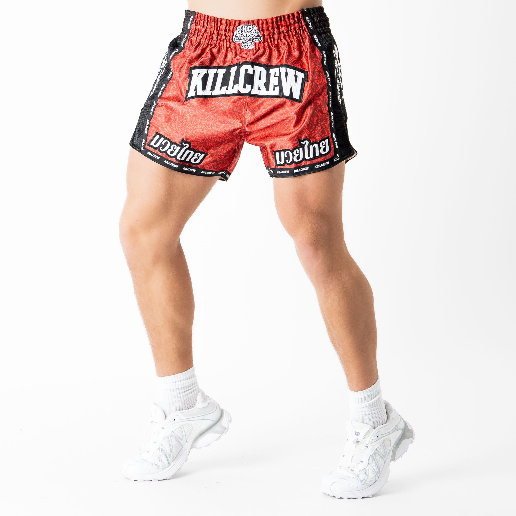 MUAY THAI FIGHT SHORTS - RED