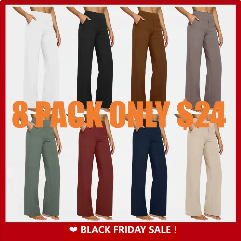 Women Wide Leg Pants with Pockets Comfortable Athletic Sweatpants