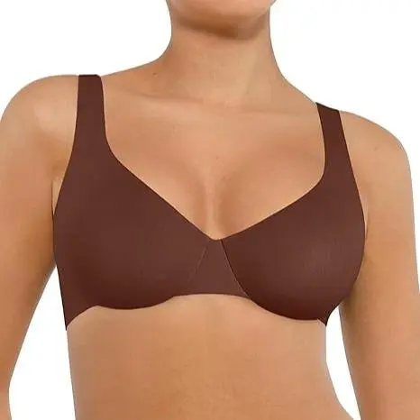 Underwire Adjustable Deep V-neck Bra