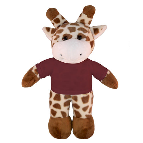 Soft Plush Giraffe with Tee 8inch