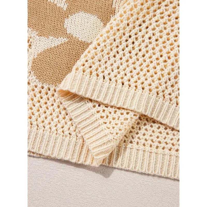 Women's Floral Pattern Crochet Short-sleeved Shirt(Just $3 Each!)