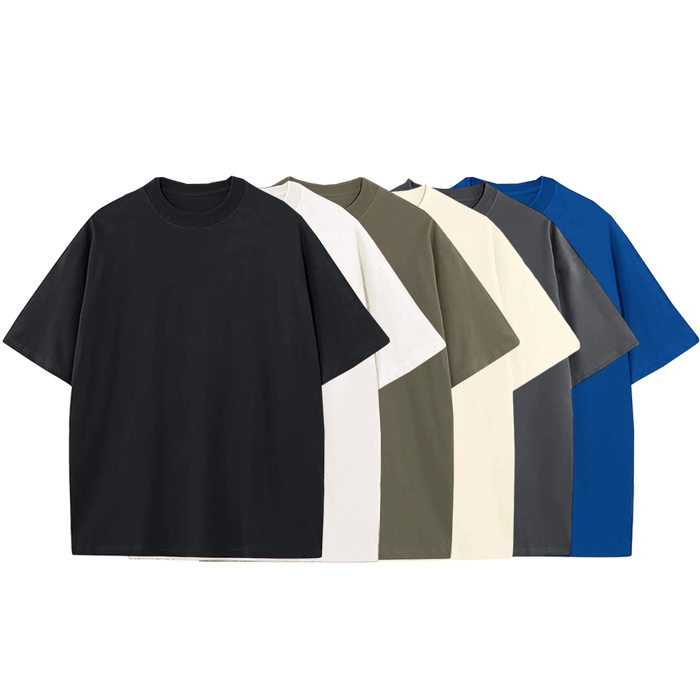 Men’s Multi-Pack Heavyweight 100% Cotton Drop Shoulder Fashion Tees