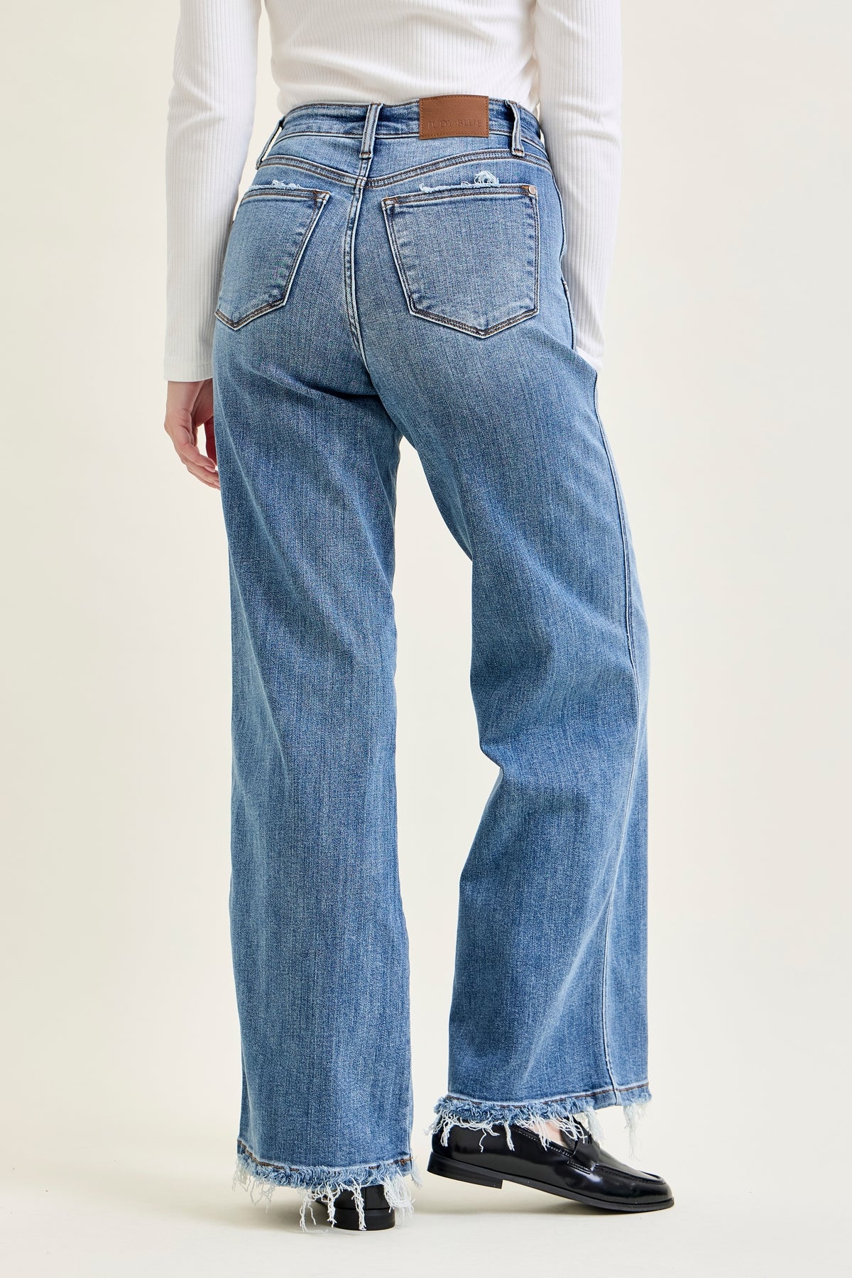 Sage High Rise Retro Wide Leg