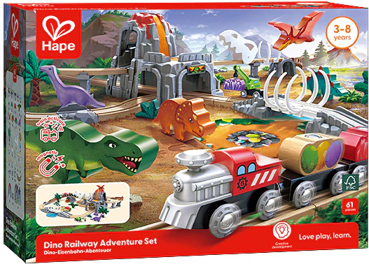 Dinosaur Railway Adventure Playset