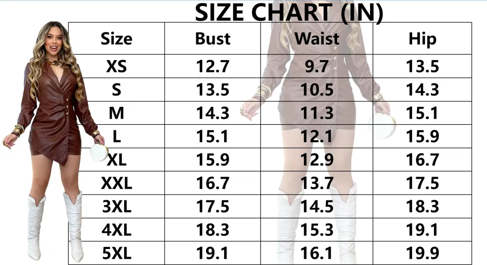 Long Sleeve Notched Collar Bodycon Mini Dress