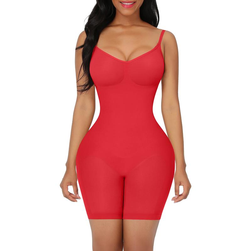 Women Butt Lifter Bodysuit  Tummy Control Shapewear Seamless Womenswear Comfort Spaghetti Strap Hip Underwear Basic Minimalist TikTokShopBlackFriday