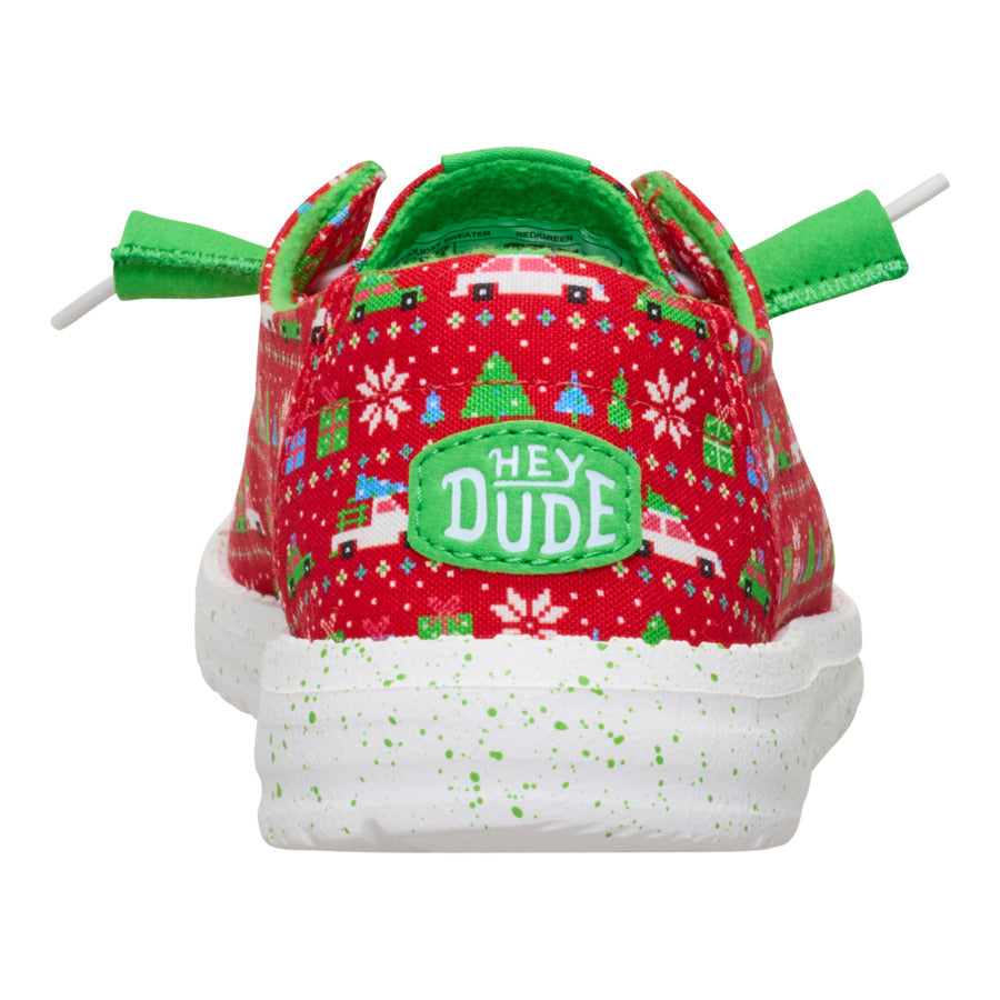 Wendy Holiday Sweater - Red/Green