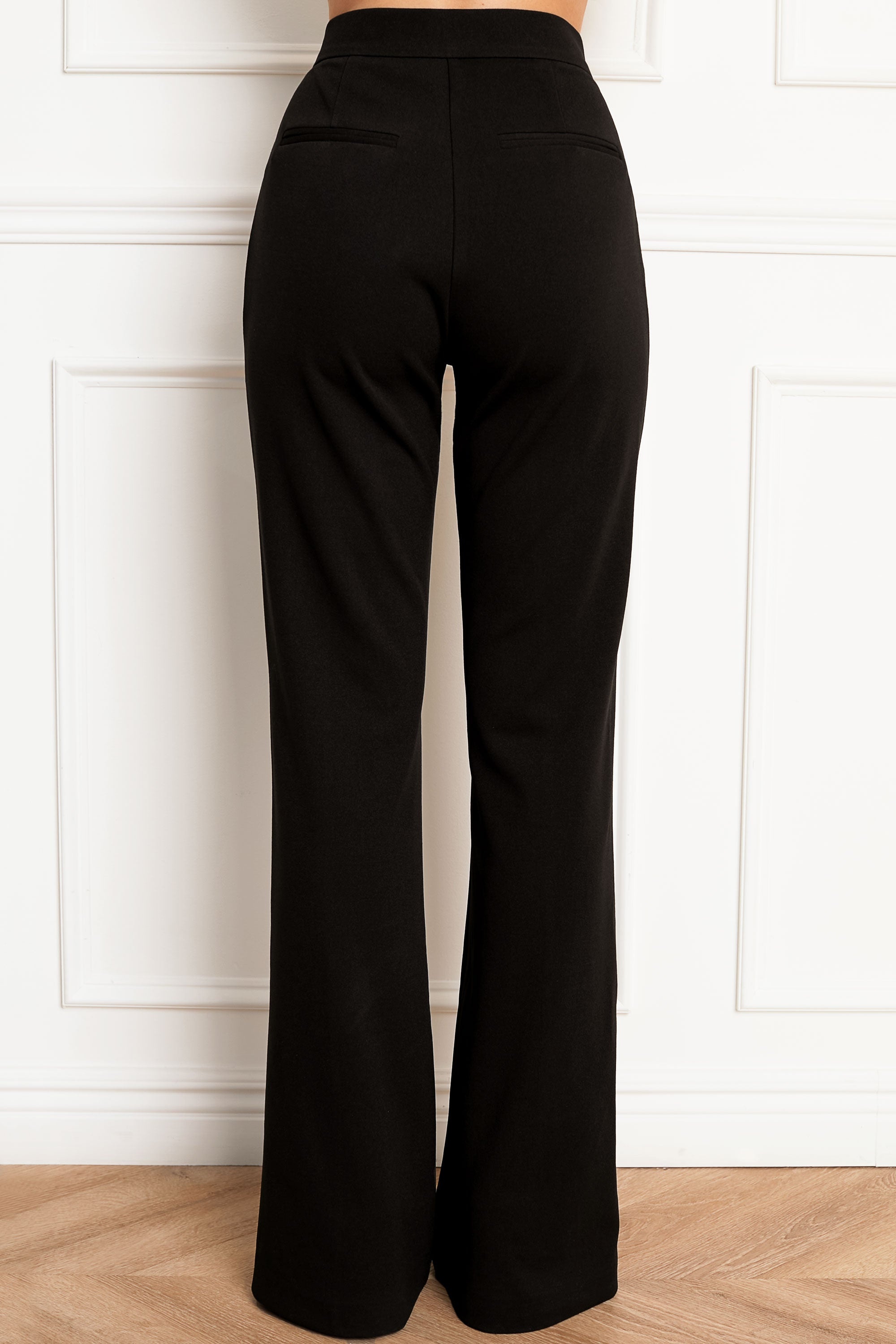 Modern High-Waist Stretch Pants