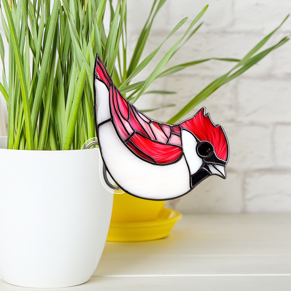 Stained Glass Kingfisher Suncatcher Decoration