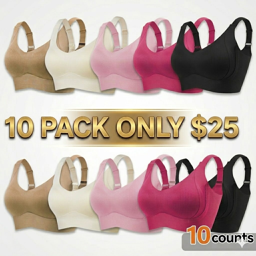 Women's Solid Wireless Bra