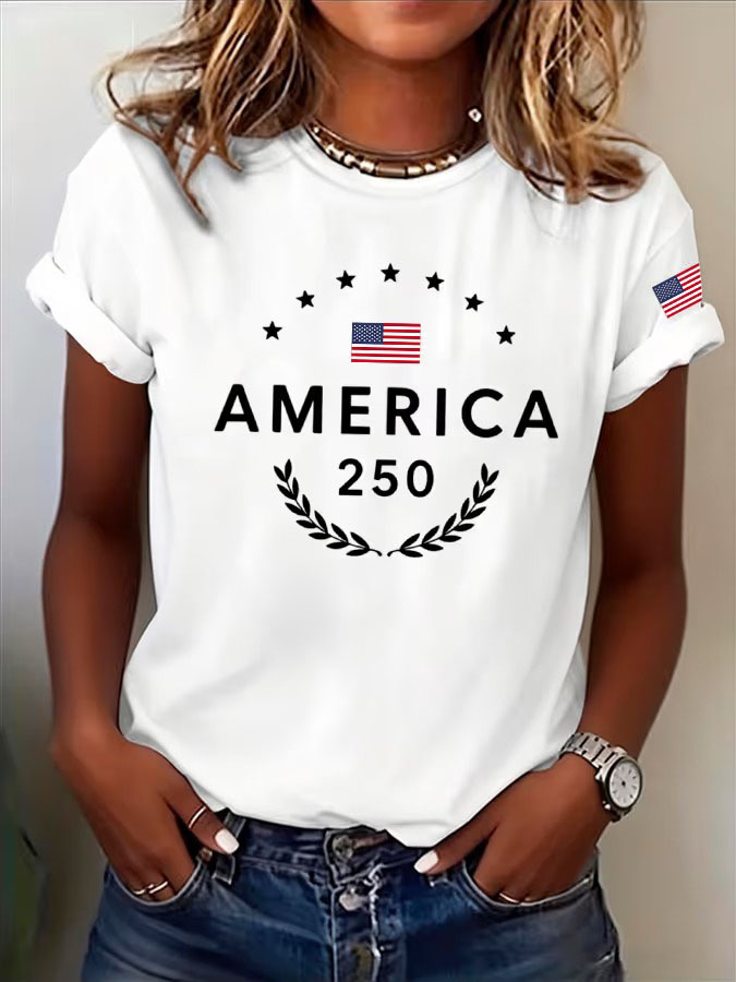 Women'S Retro American Independence Day 