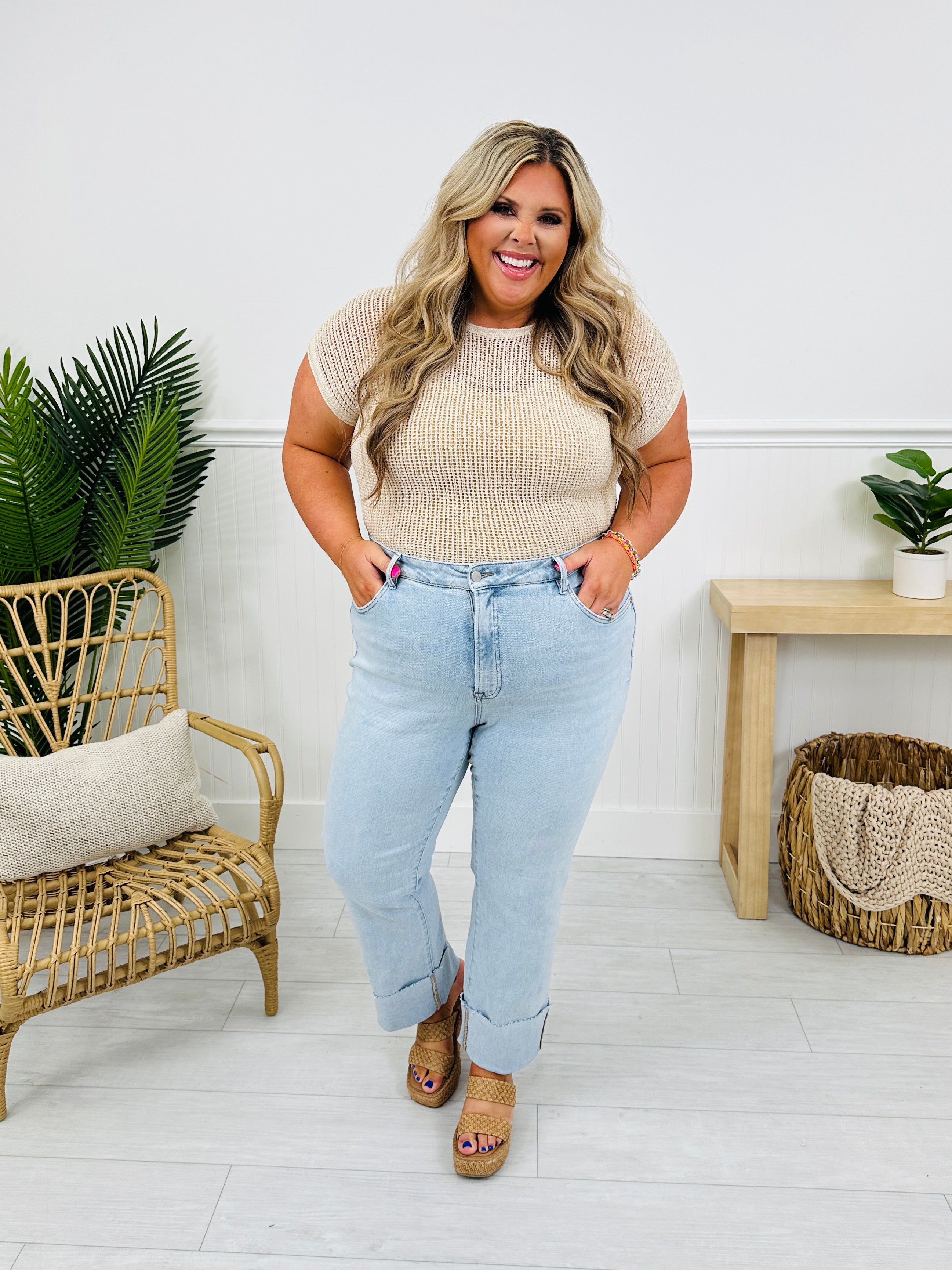 MOCO Exclusive Not Your Mother's Tummy Control Mom Jeans