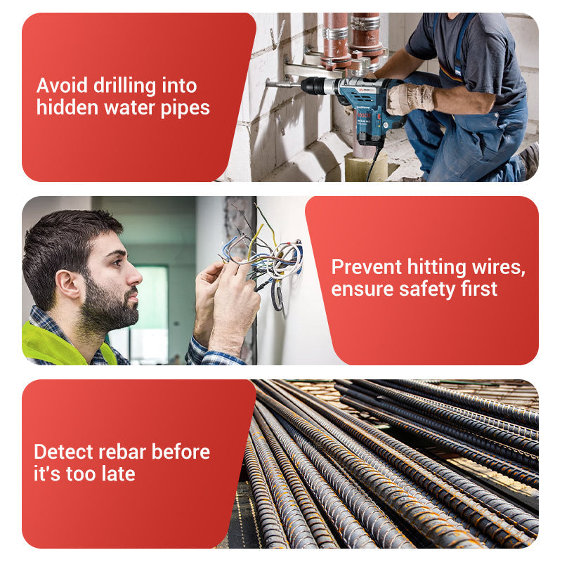 🔍 50% OFF NOW! ⚡ Multifunctional Handheld Metal & Wall Detector – Finds Studs, Pipes & Wires, Easy-to-Read LCD 🔧