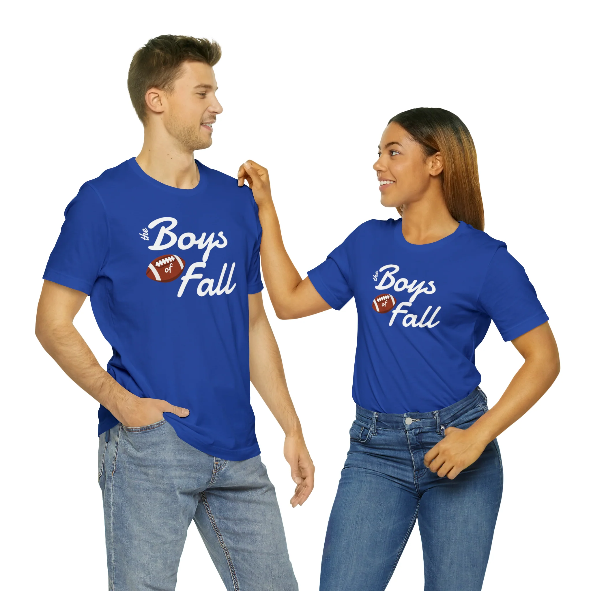 Boys of Fall Football Patch Unisex Softstyle T-Shirt