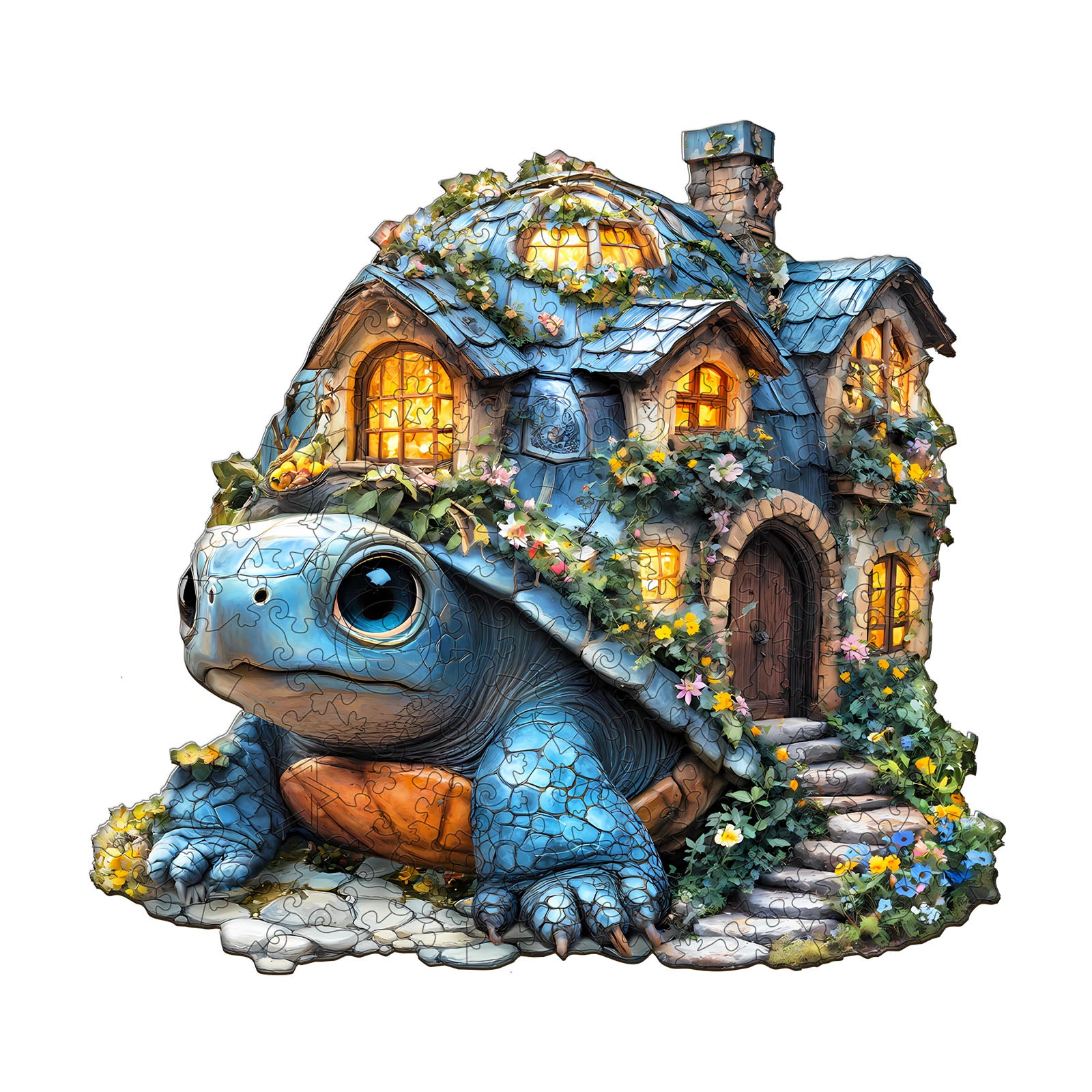 Turtle House Wooden Jigsaw Puzzle