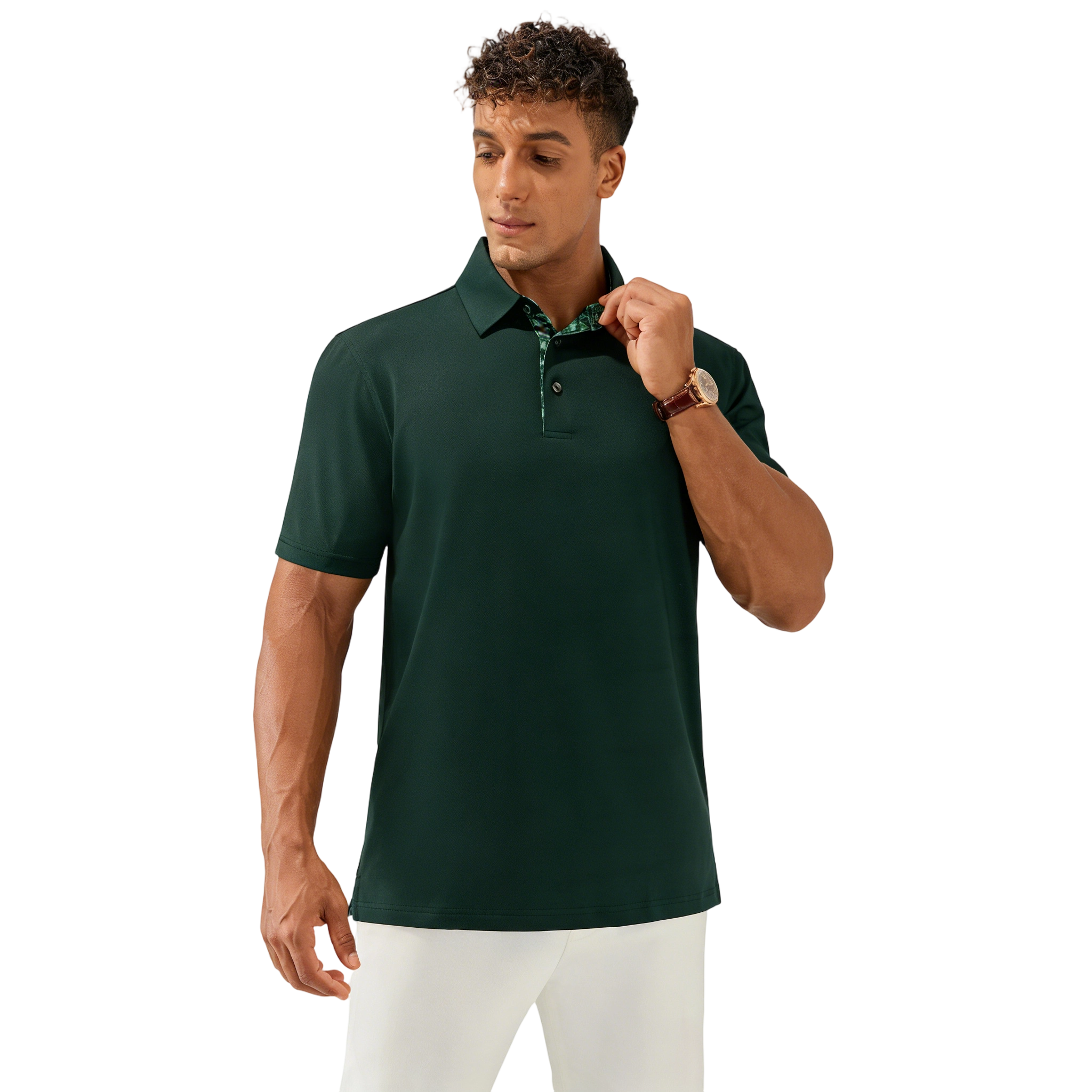 Men’s Classic Soft Breathable Cotton Polo Shirts