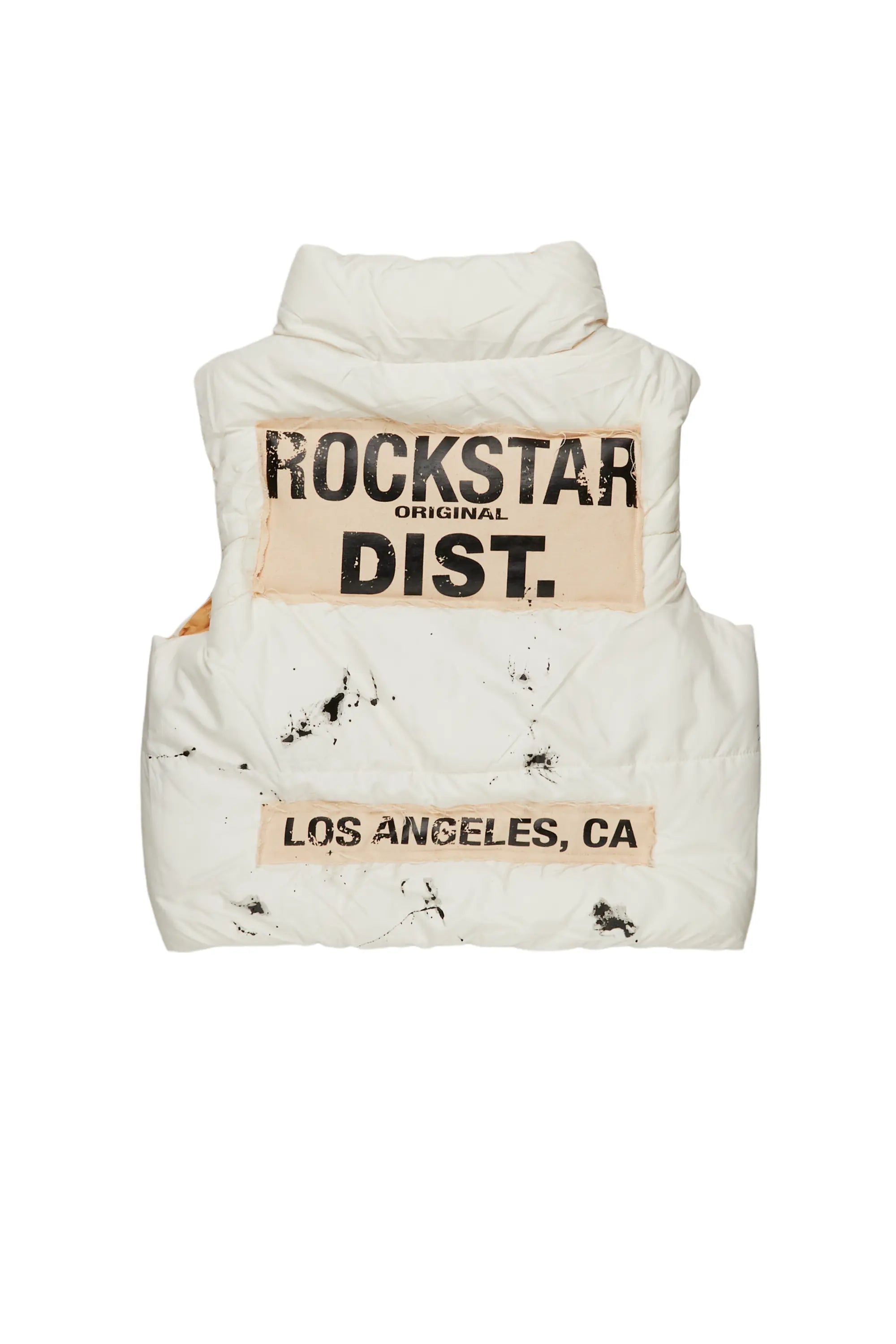 Paigy Ivory Puffer Vest