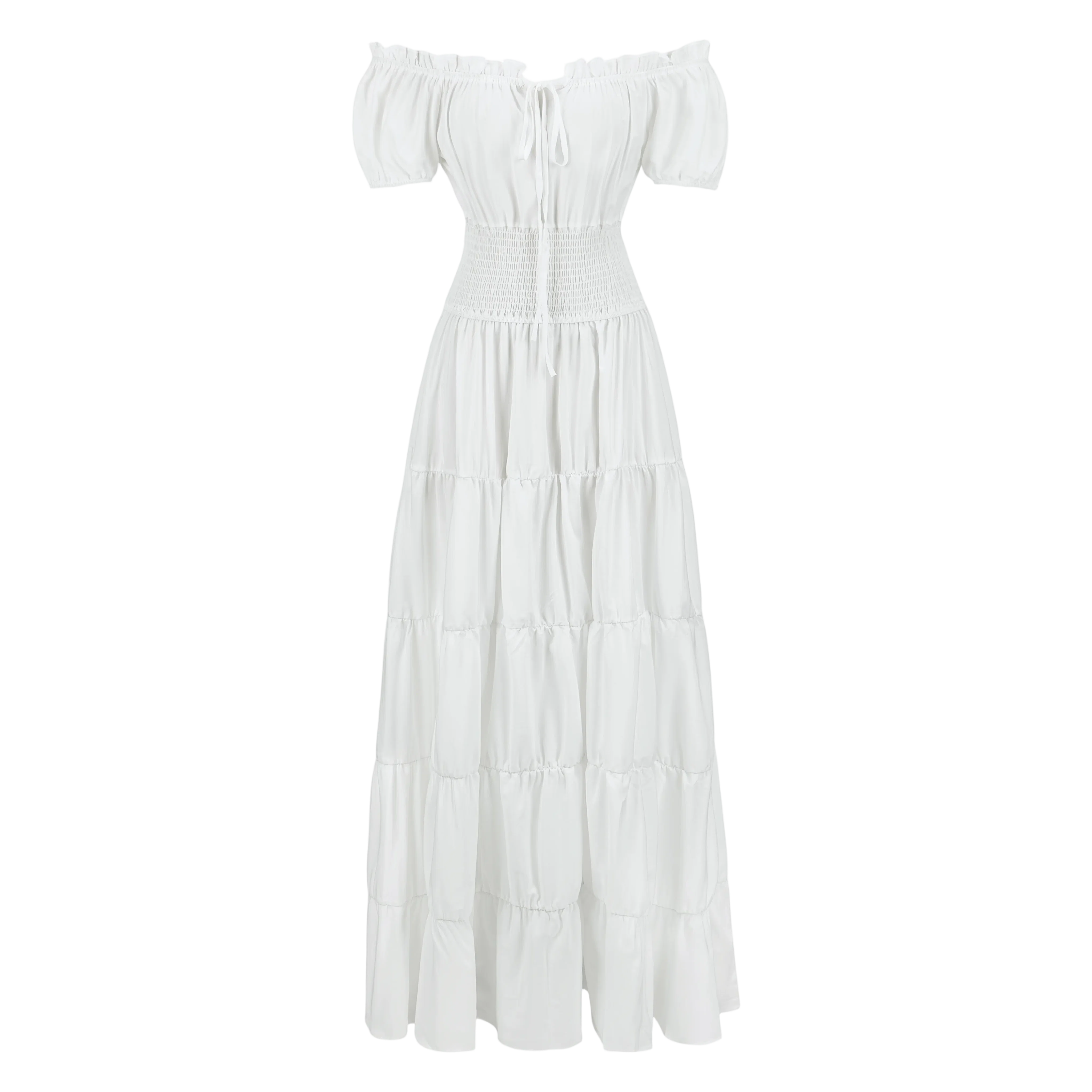 ✨Vintage Renaissance Lace-Up Maxi Dress