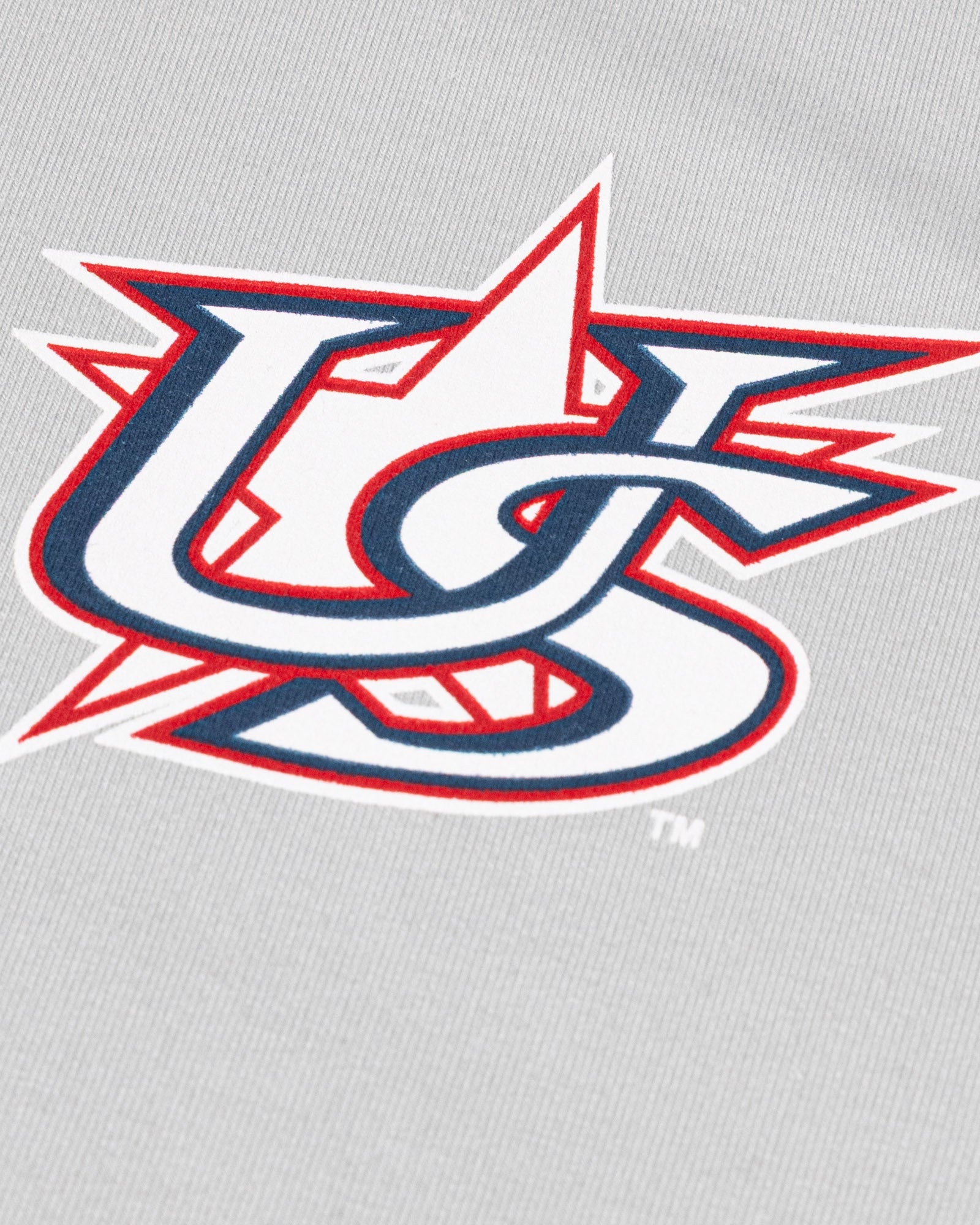 Short Sleeve Youth Hoodie (Grey) - Baseballism x USA Baseball