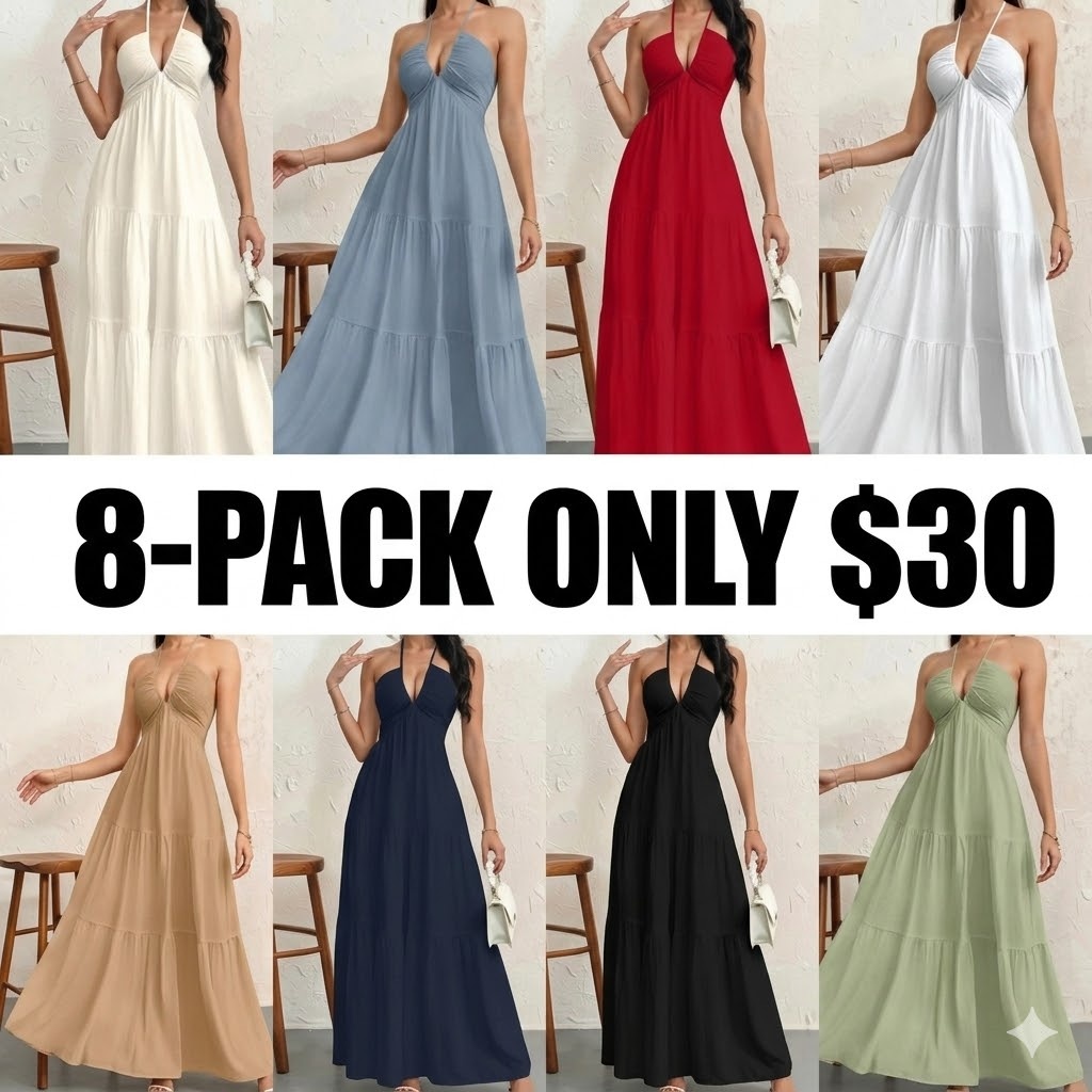 Women's Plain Dress, Summer Clothes Women