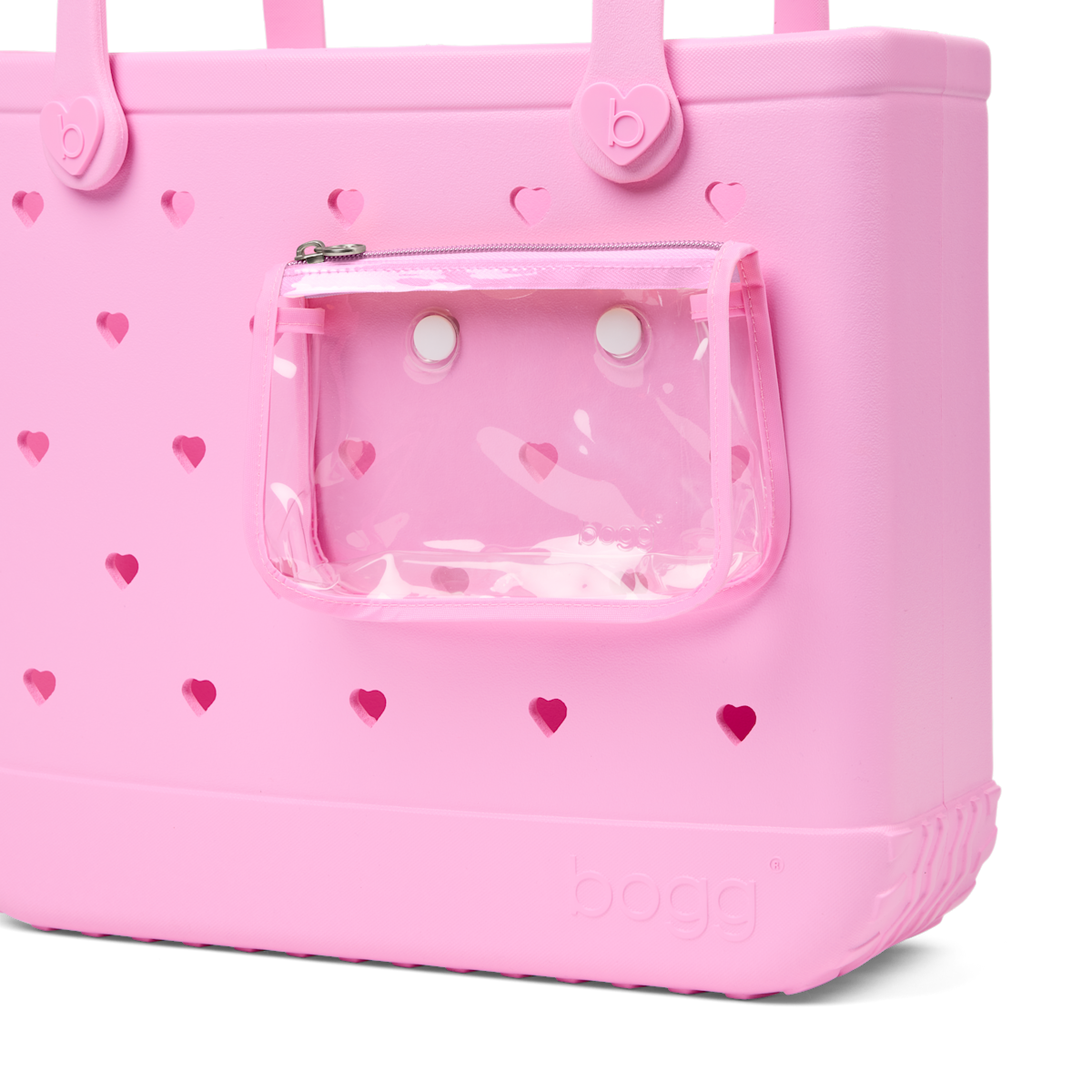 Baby Bogg Bag - Cut Out Heart Pink Taffy