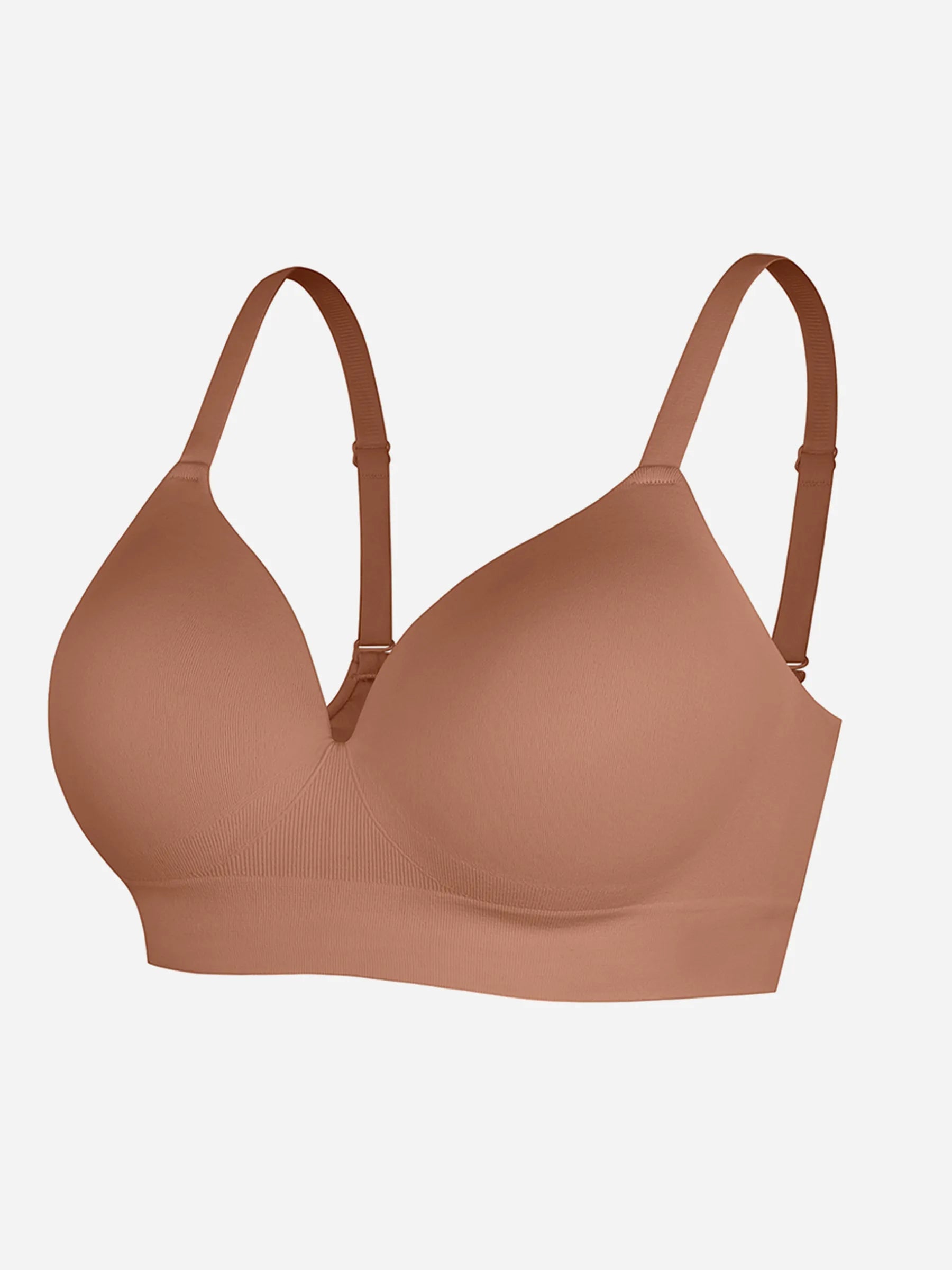 Feelingirl Wireless Push-Up Seamless Comfort Full Coverage Bra