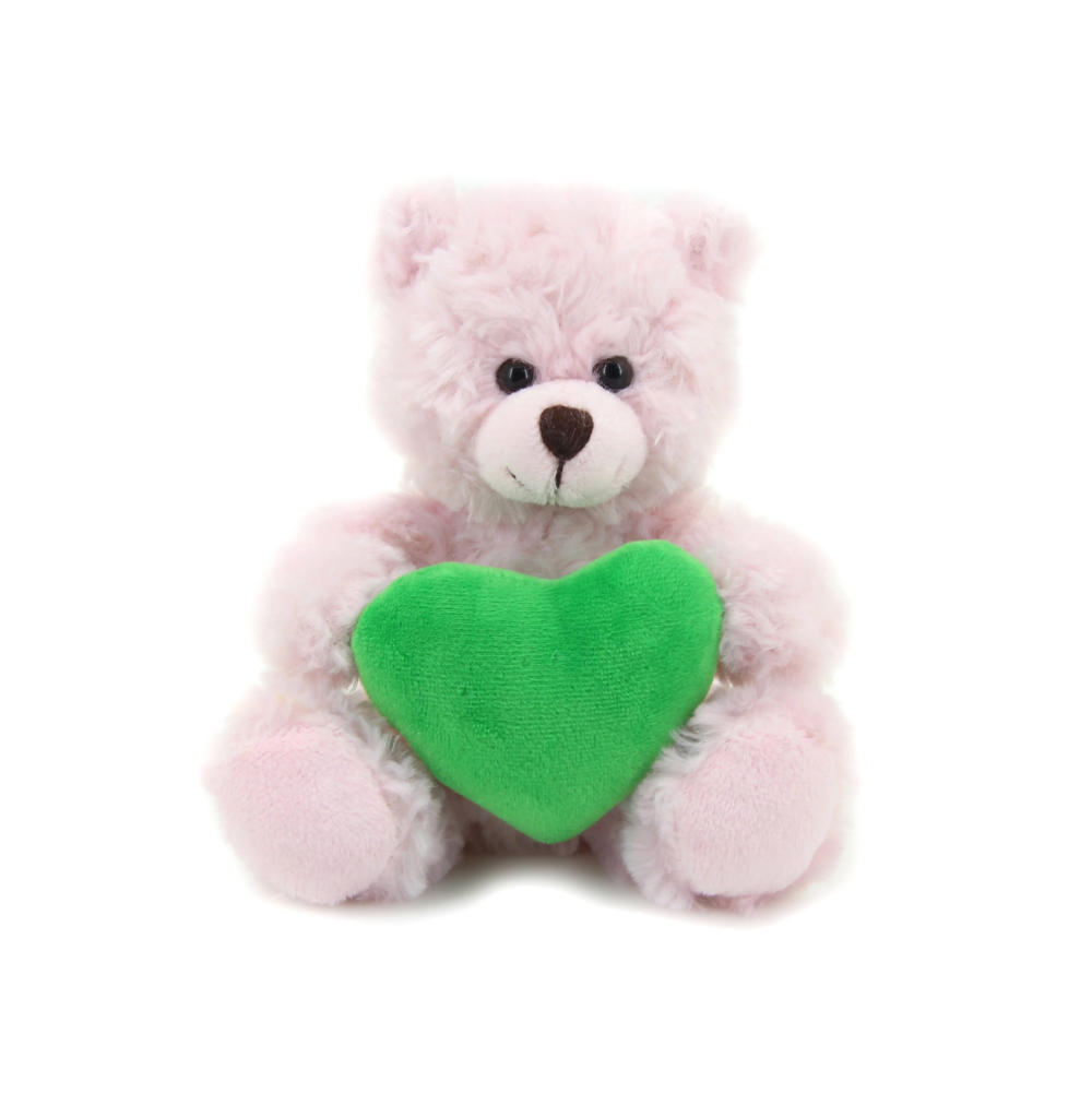 Pink Bear with Custom Heart 9inch