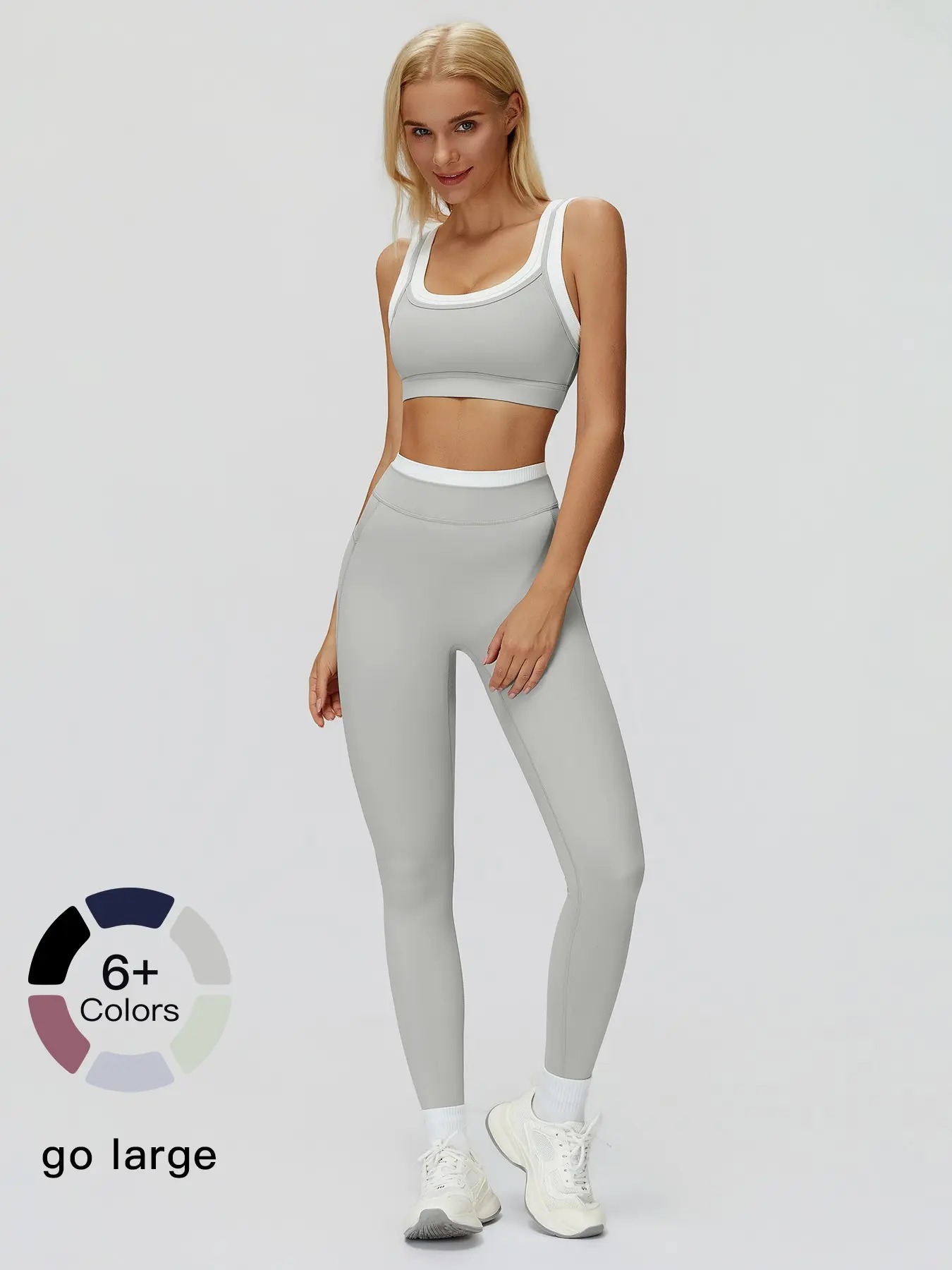 💪💪💪Women's Ribbed Two-Piece Workout Set