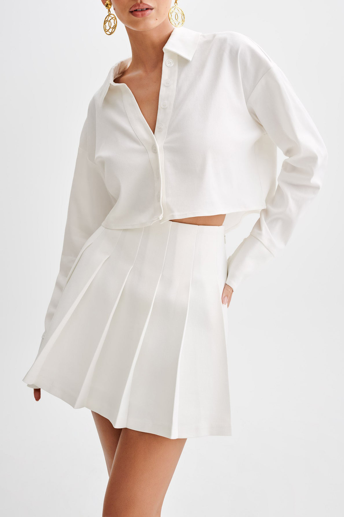 Cotton Button Up Shirt