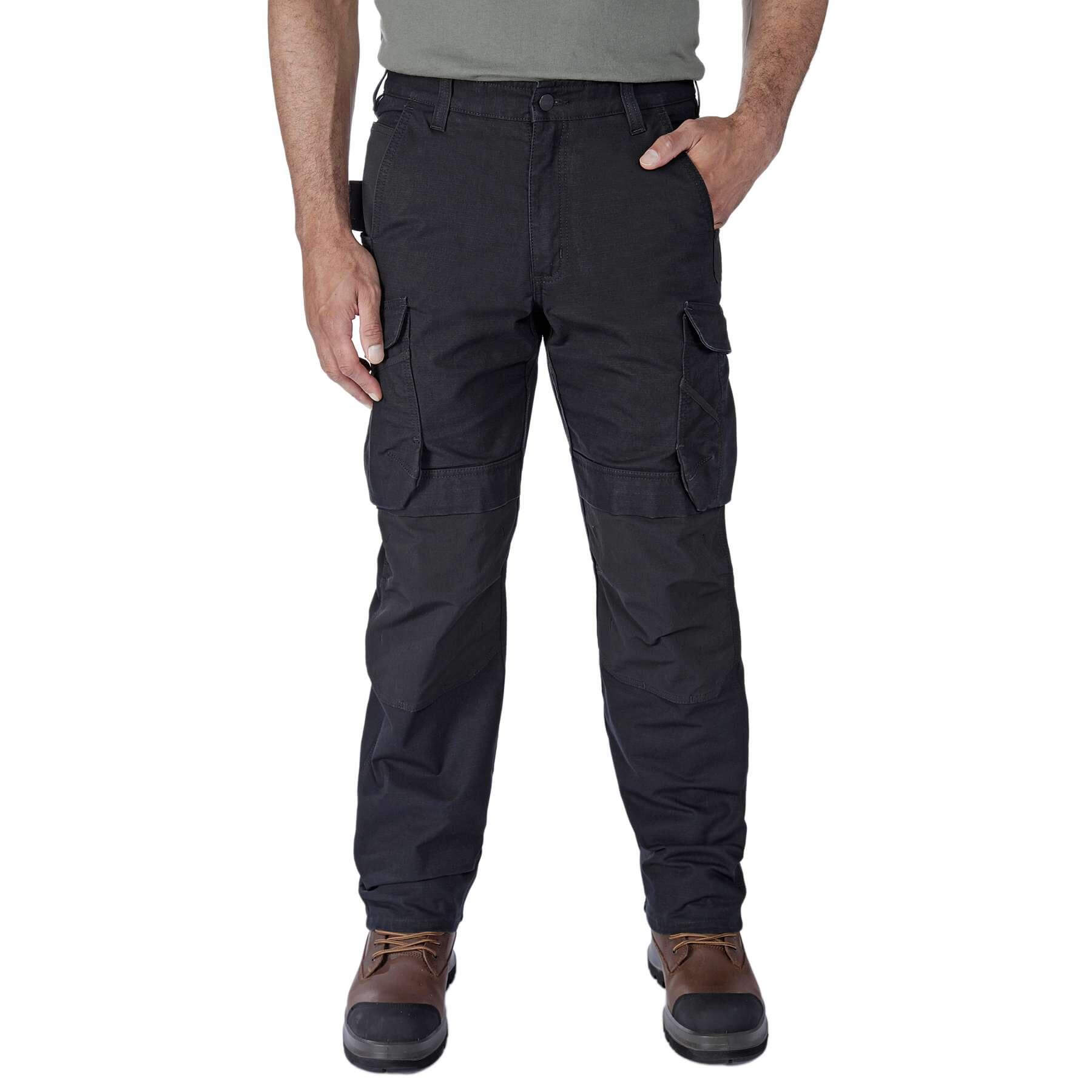 CHT Relaxed Straight Steel Rugged Flex Stretch Ripstop Double-Front Cargo Trousers 105072