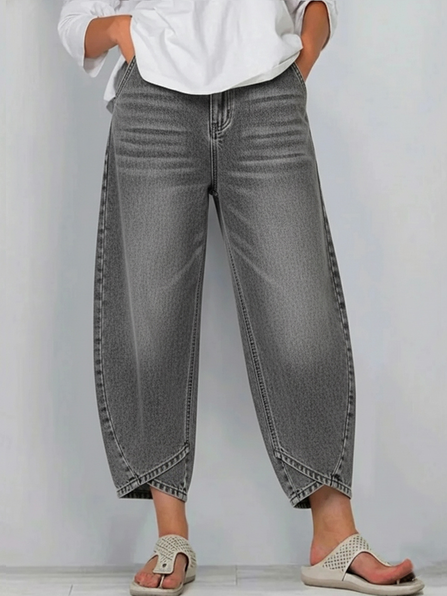 New Arrivals🔥 Women's Casual Simple Denim Cotton Pants