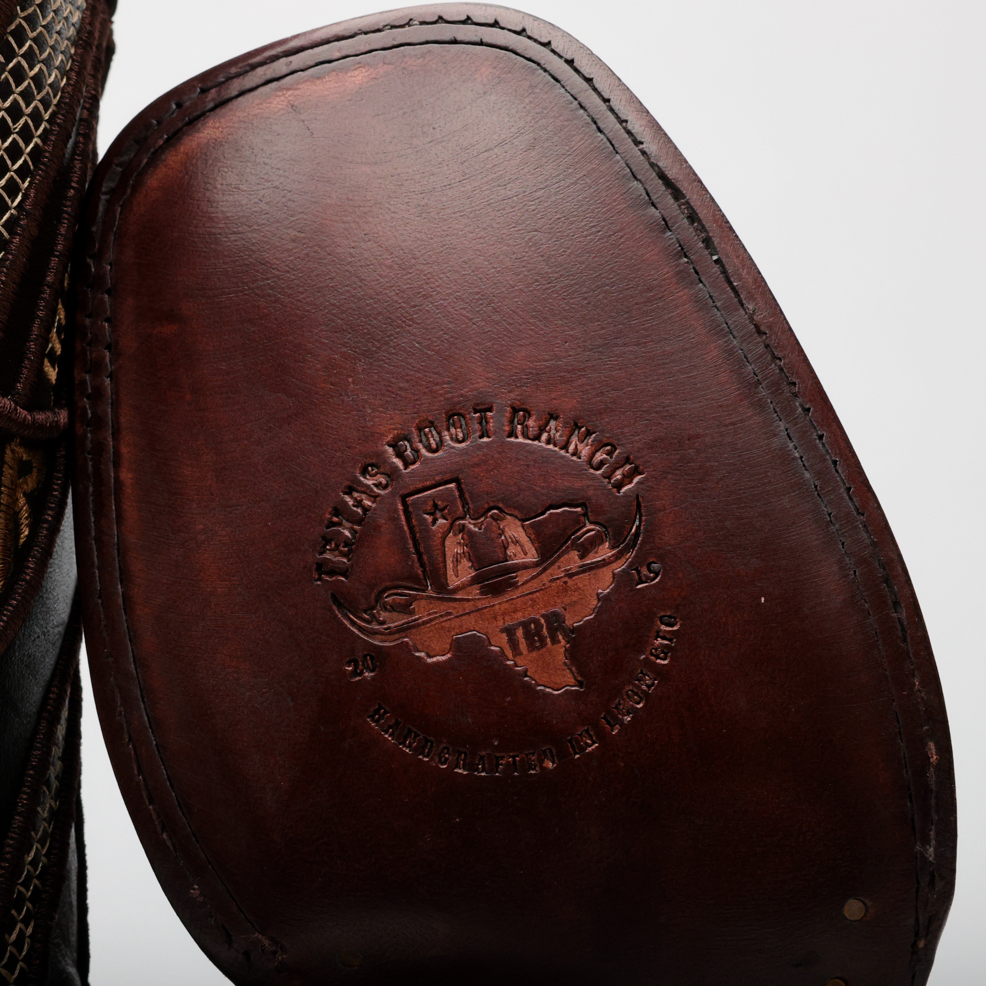 Honey Caiman Belly Leather Boots - Square Toe