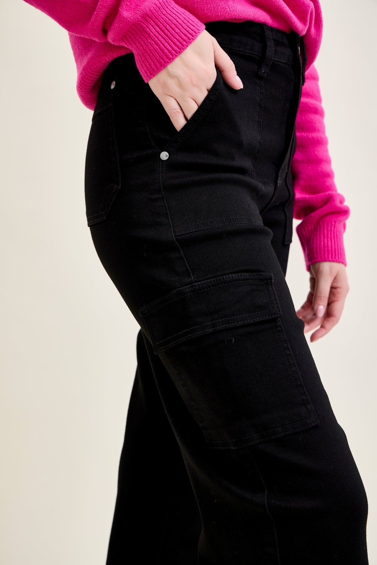 Krystal High Rise Cargo Wide Leg