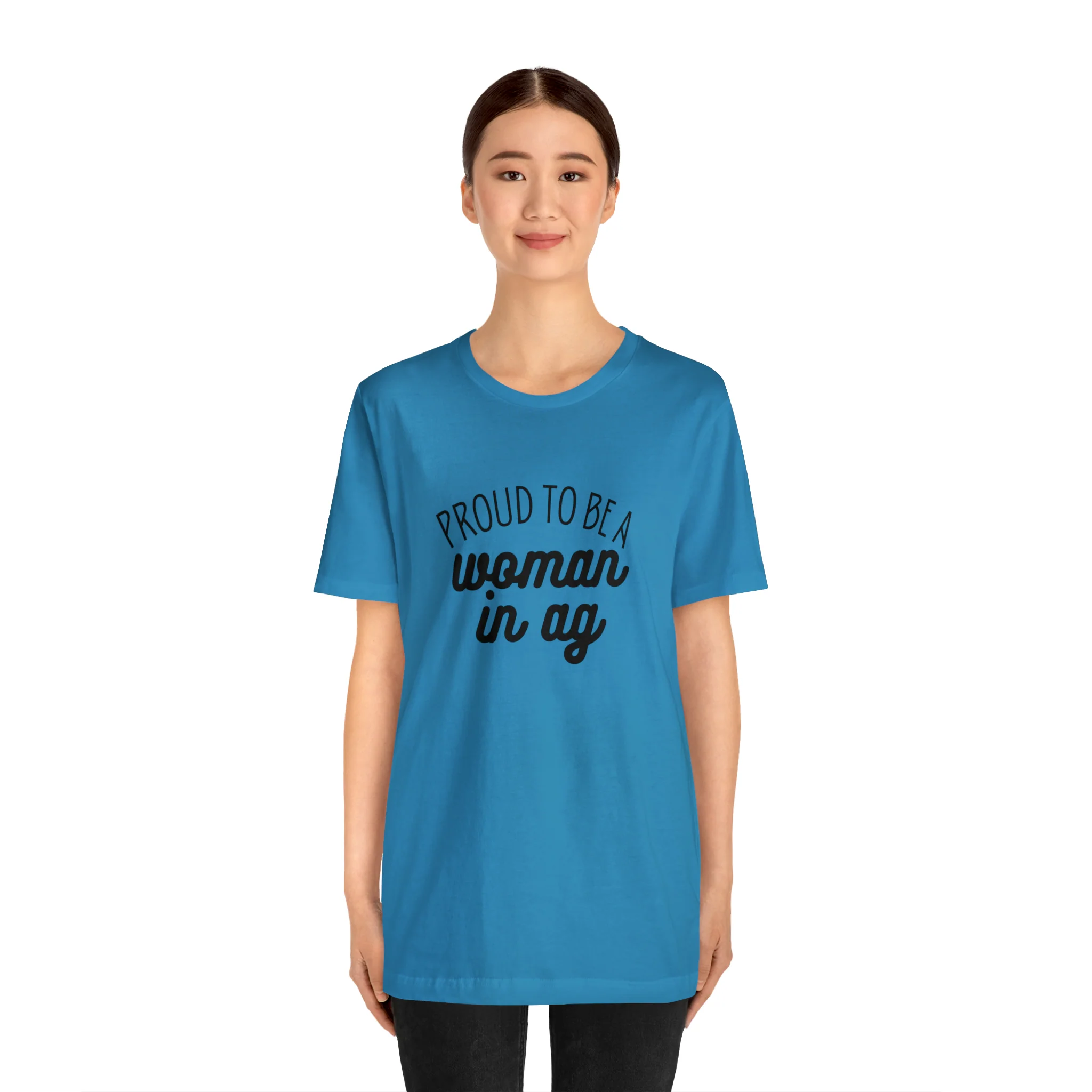 Woman in Ag Unisex Jersey Short Sleeve Tee