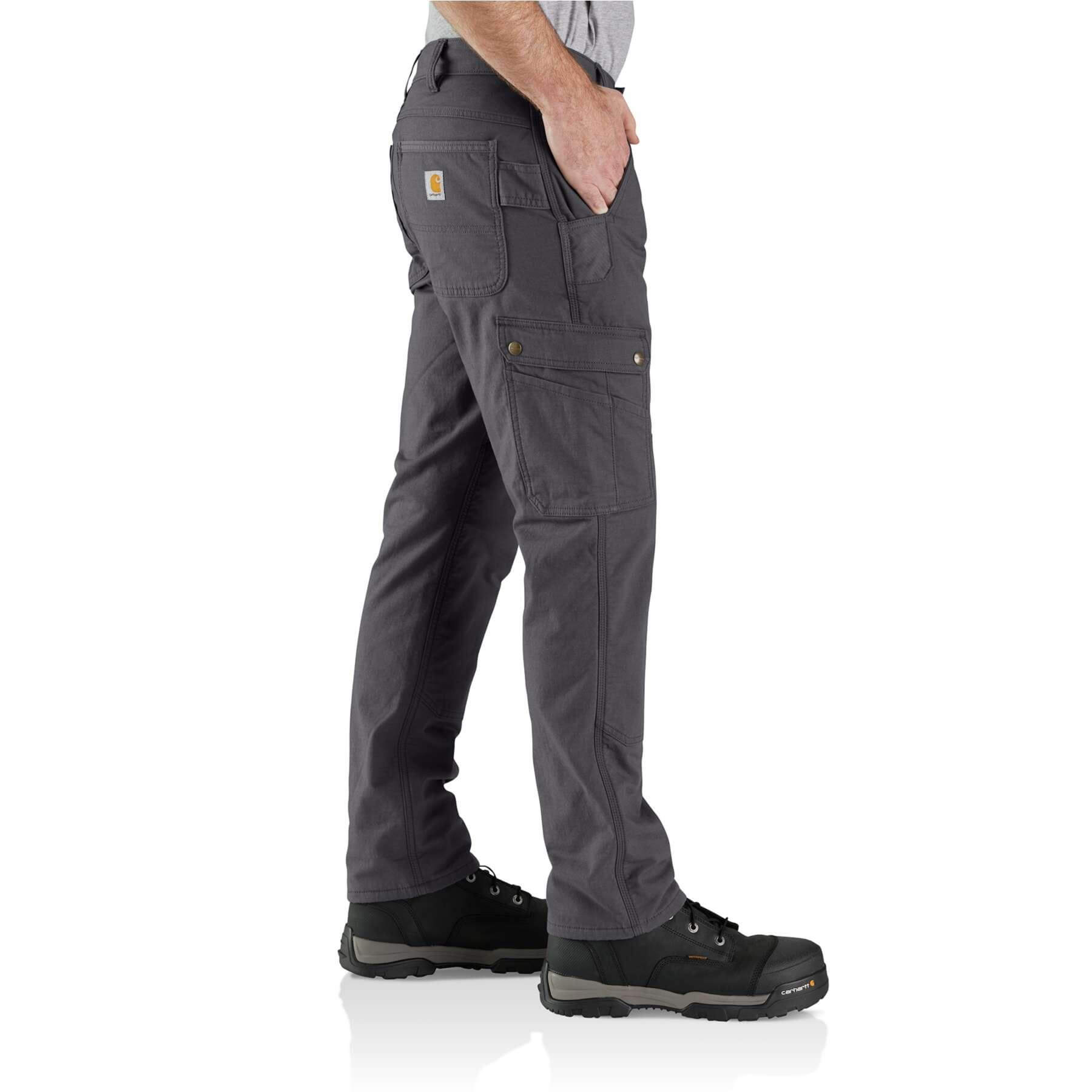 CHT Fleece-Lined Relaxed Fit Ripstop Cargo Work Trousers 105491