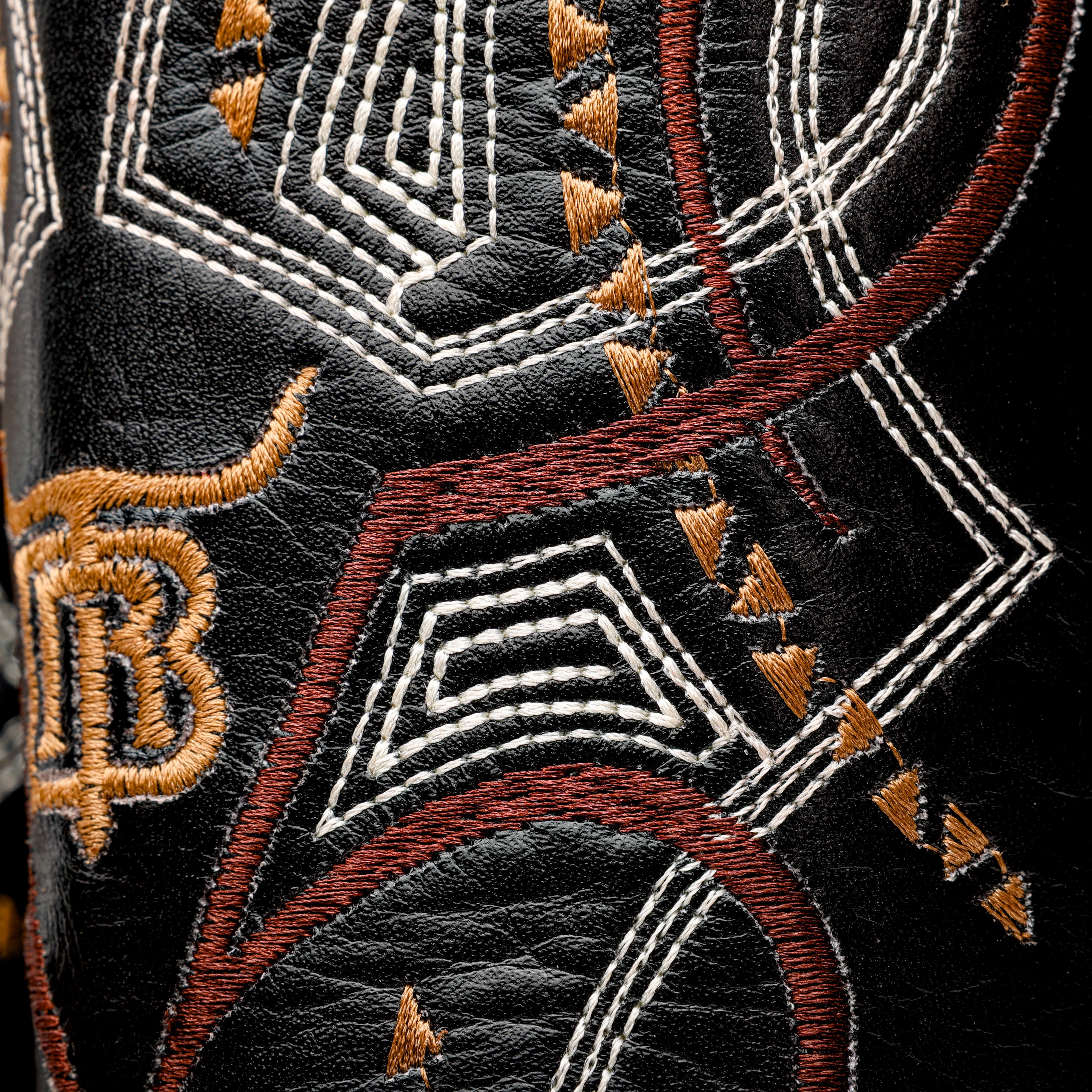 Brown Jumbo Python Leather Boots - Square Toe