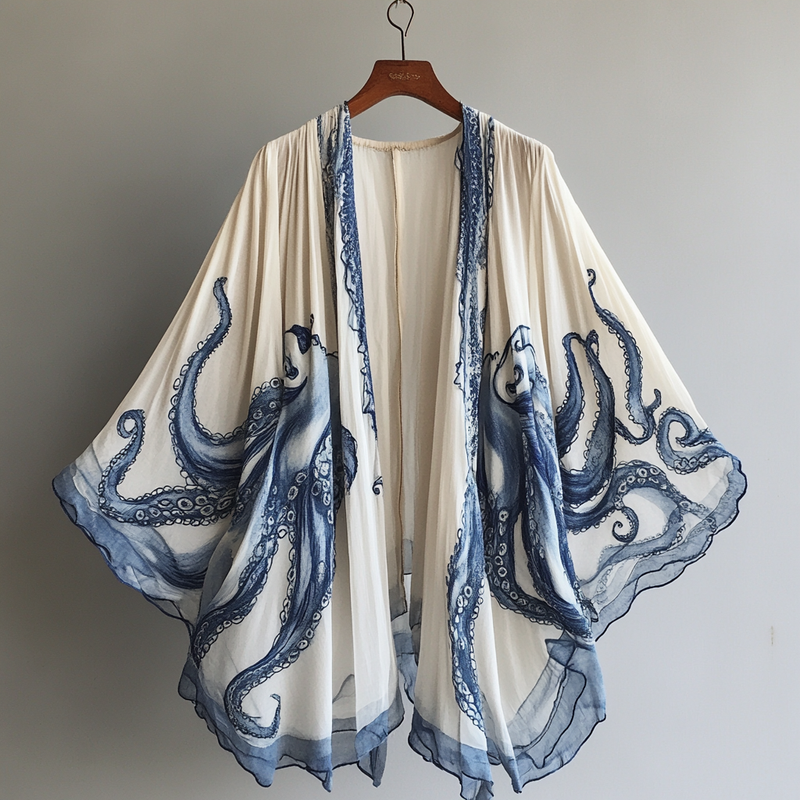 Summer original design elegant handmade animal theme cardigan4a67