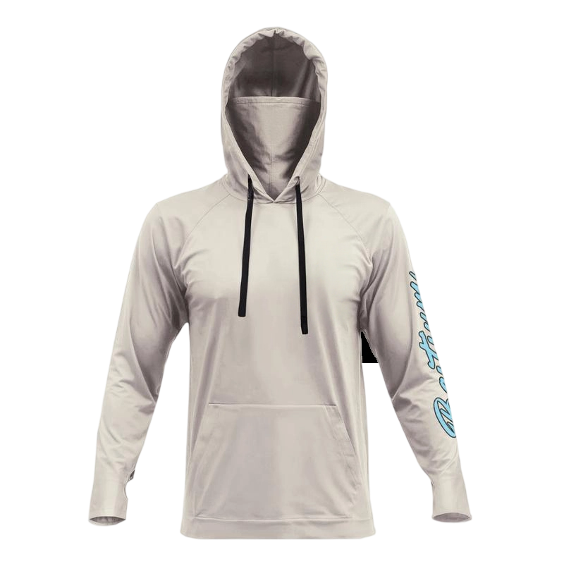 Fishing and Construction Shirts - Hooded UPF 50 Long Sleeve with Gaiter - Lightweight, Breathable, Moisture-Wicking, Premium Outdoor Wear for Men